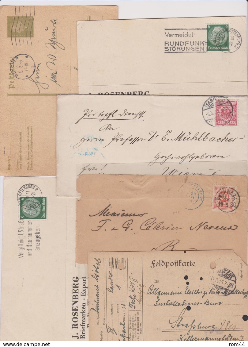 MONDE  LOT DE  65  Lettres, Cartes, Entiers Postaux  Avant 1940 - Collections (sans Albums)