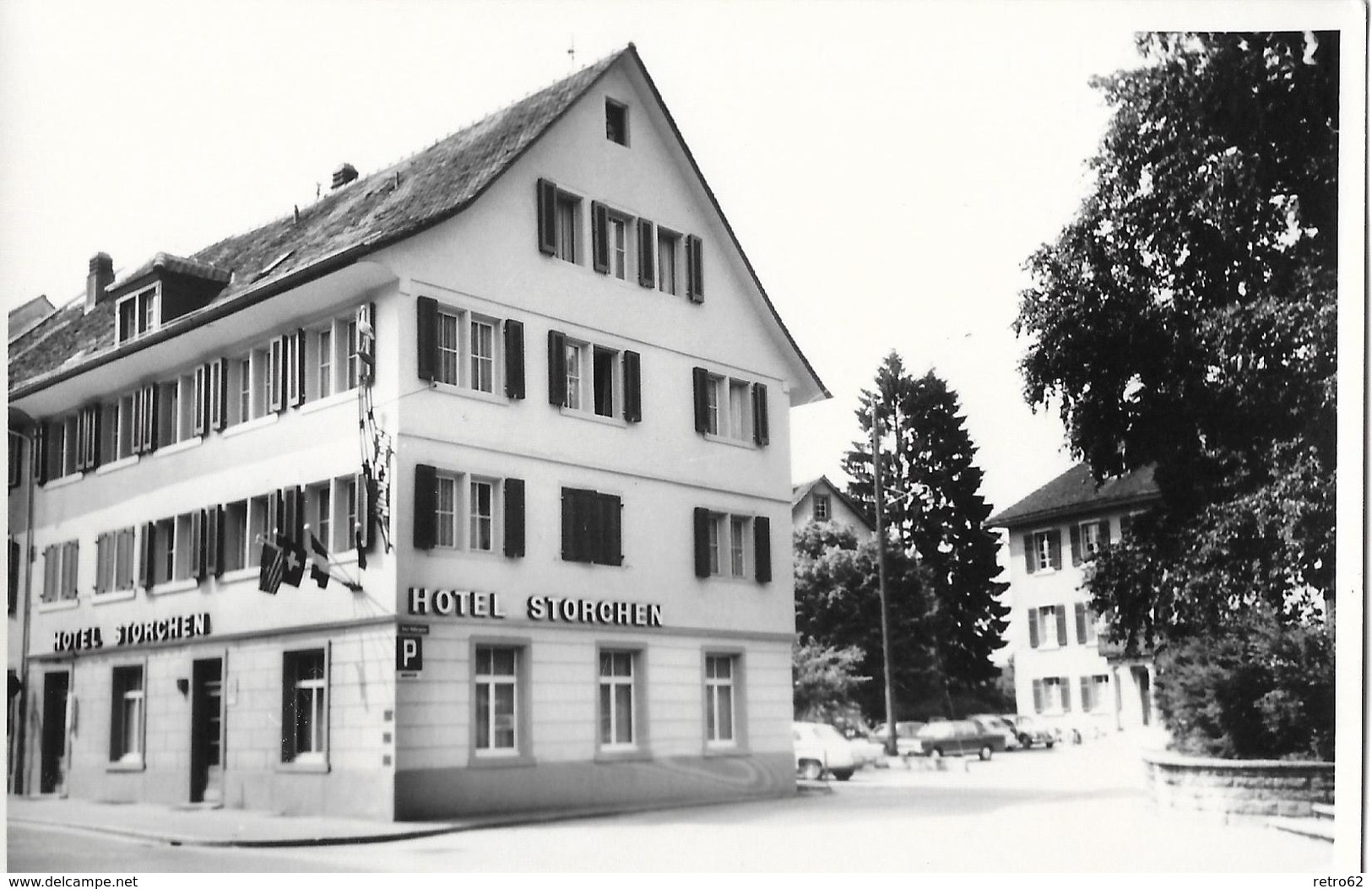 BÜLACH → Hotel Storchen, Fotokarte Ca.1960 - Bülach
