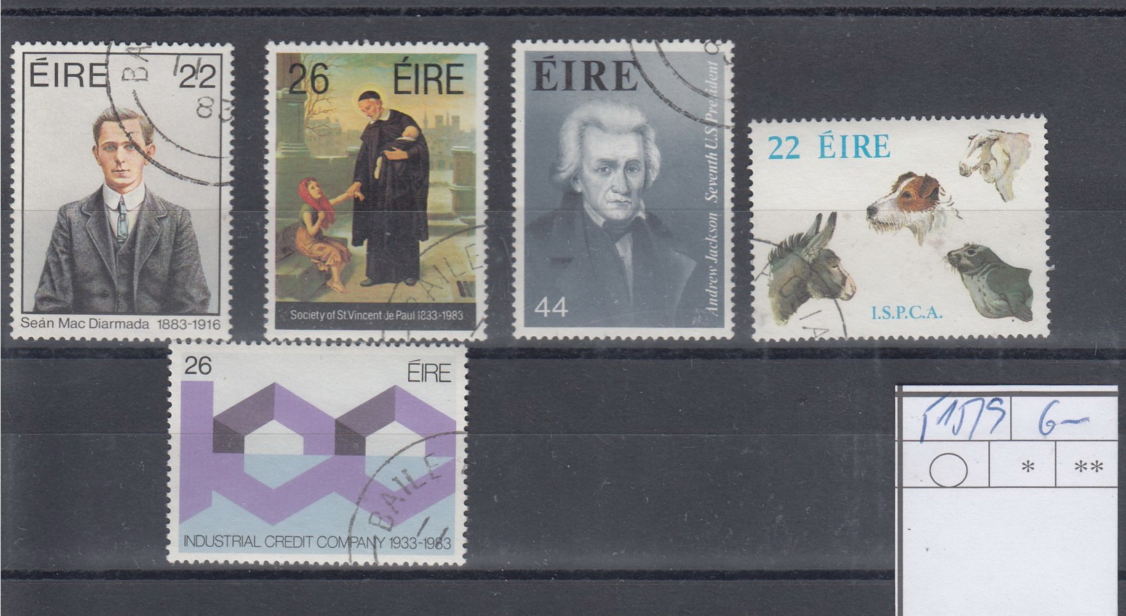 Irland Michel Cat.No. Used 515/519 - Gebruikt