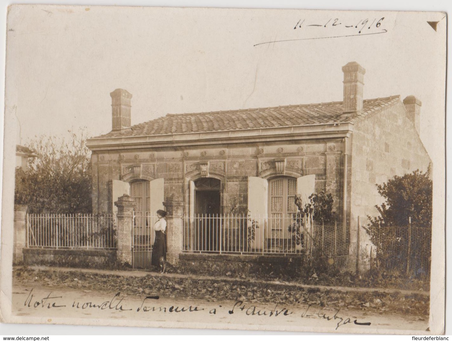 Photo Saint André De Cubzac (33) 1916 - Luoghi