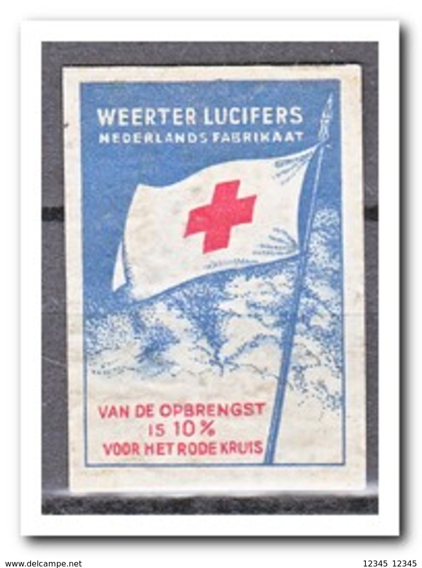 Red Cross - Luciferdozen - Etiketten