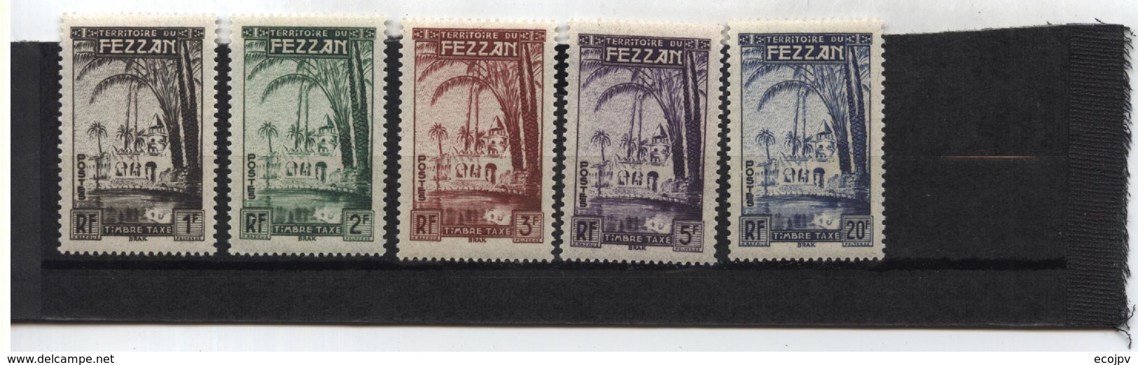 Timbres Taxe N° 6 à 9 + 11 Neufs Sans Charnière - Ungebraucht