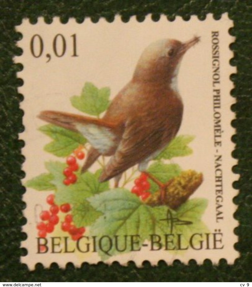 Bird Vogel Oiseau Pajaro Buzin 0.01 Euro Mi 3316 2004 Used/gebruikt/oblitere BELGIE BELGIEN / BELGIUM / Belgique - Gebraucht