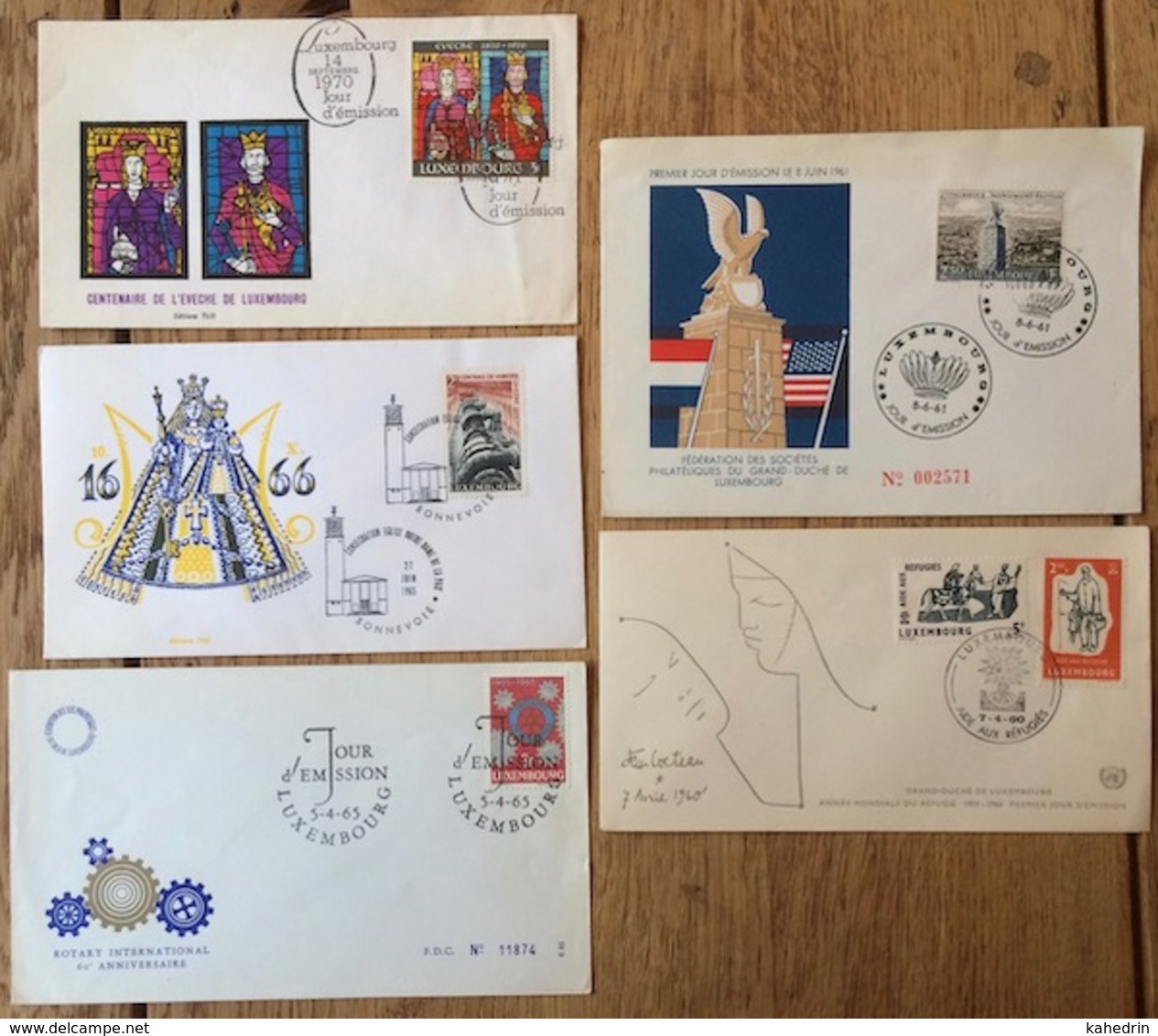 Luxembourg 1960 - 1970, 5X FDC - FDC