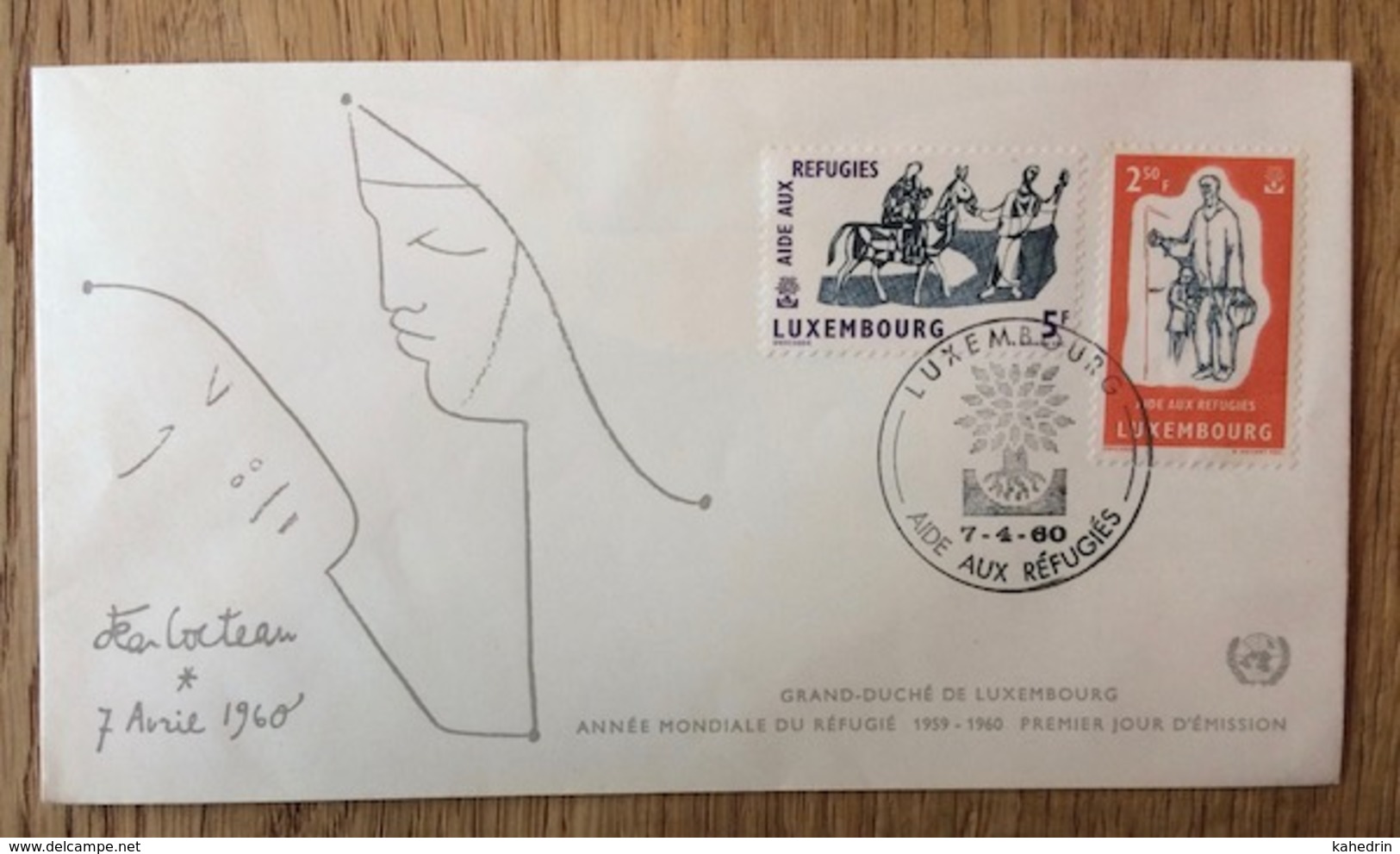 Luxembourg 1960, FDC Année Mondiale Des Réfugiés - FDC