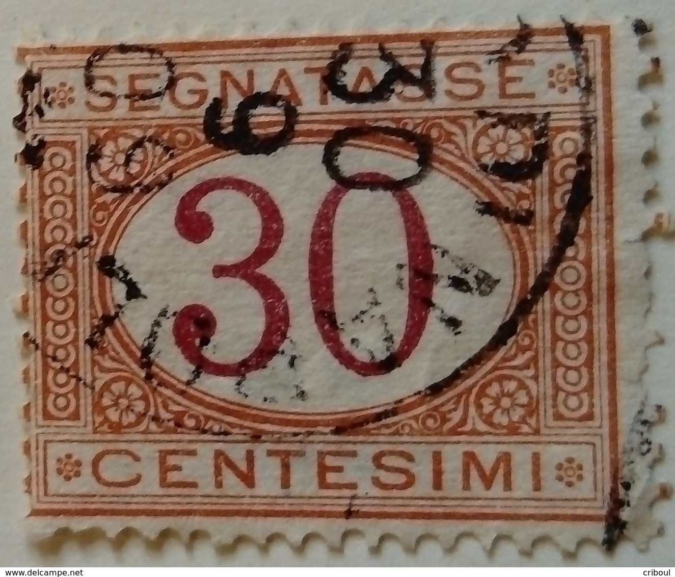 Italie Italy Italia 1870 Taxe Postage Due Tasse Yvert T8 O Used - Taxe