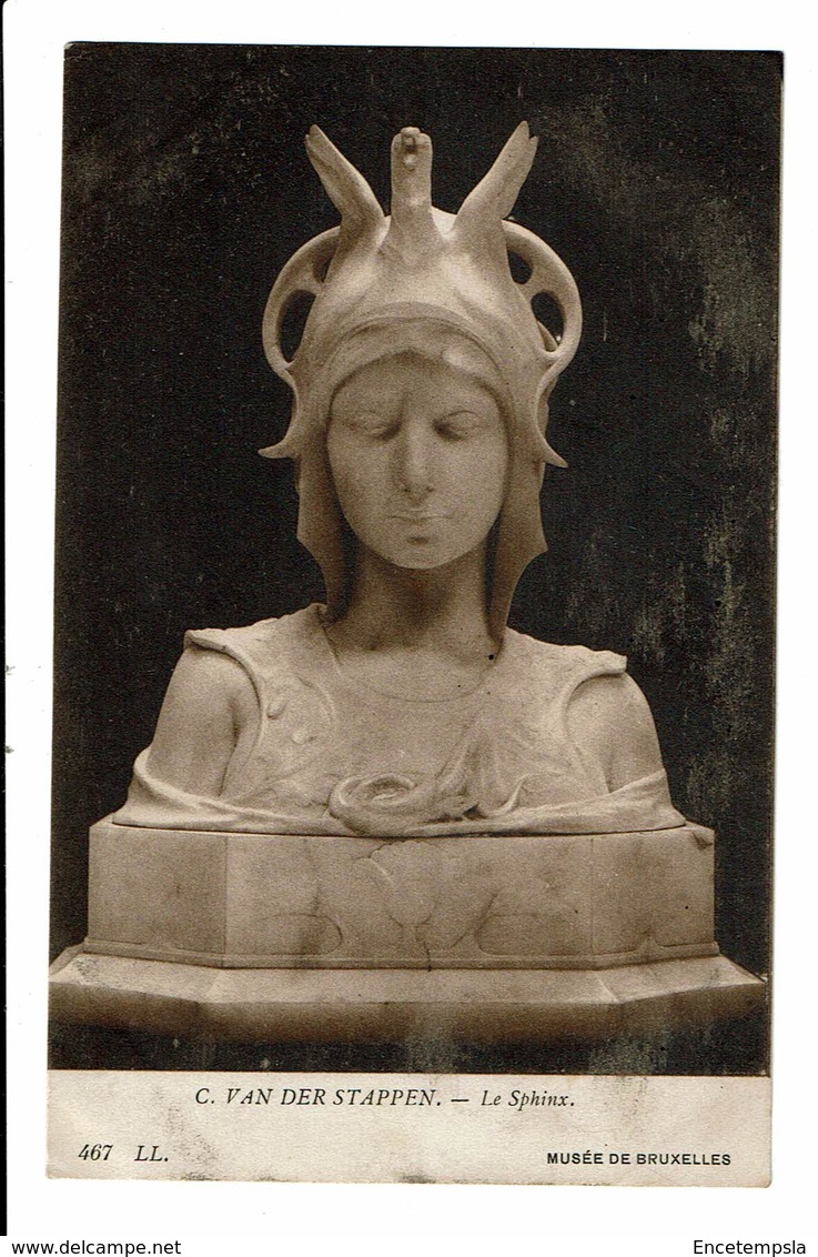 CPA - Carte Postale Belgique - Bruxelles -Musée Le Sphinx De Van Der Stappen - VM1204 - Museums