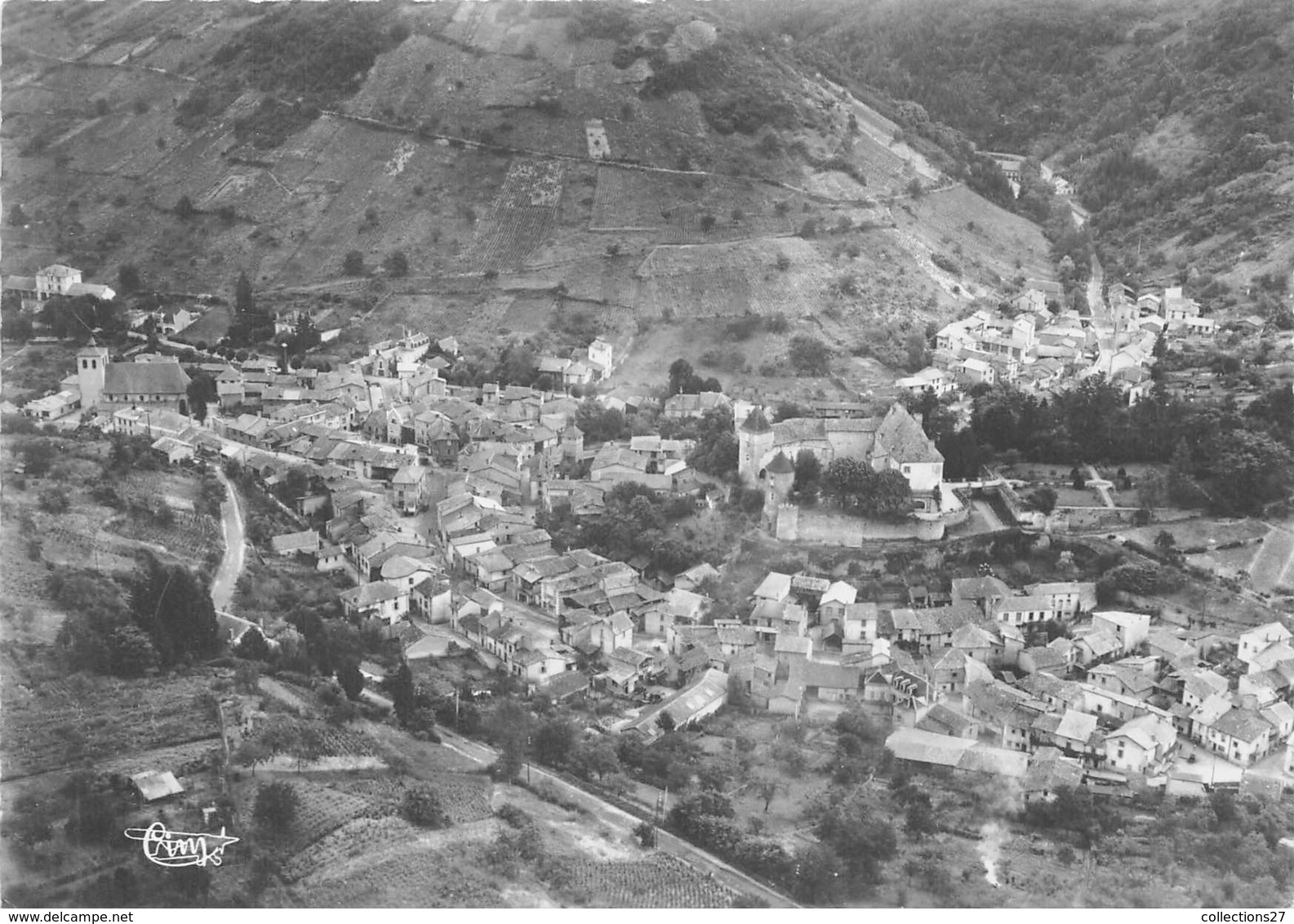 63-CHATELDON - VUE GENERALE AERIENNE - Chateldon