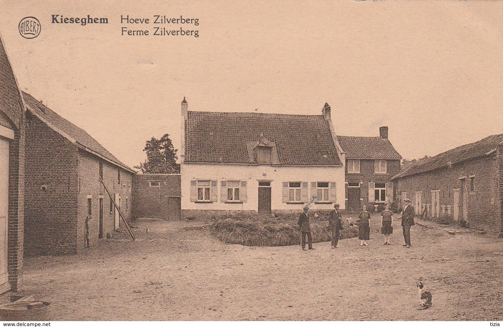 Kieseghem. Hoeve Zilverberg-Ferme Zilverberg (scan) - Andere & Zonder Classificatie