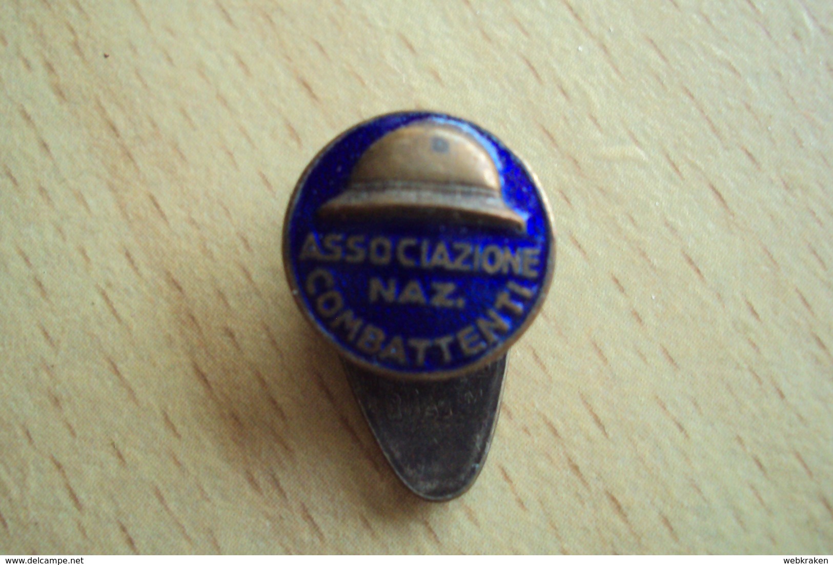 SPILLA VINTAGE OLD PINS ASSOCIAZIONE NAZIONALE CONBATTENTI 1 GUERRA MONDIALE - Italia