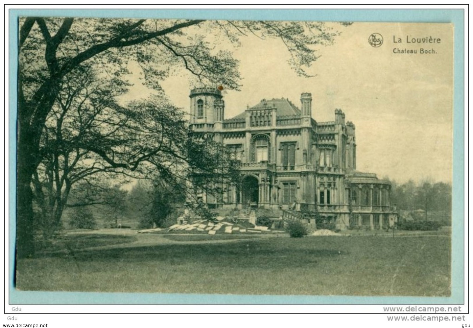 La Louvière " Chateau Boch " Voyagé 1919 - Tb - La Louvière