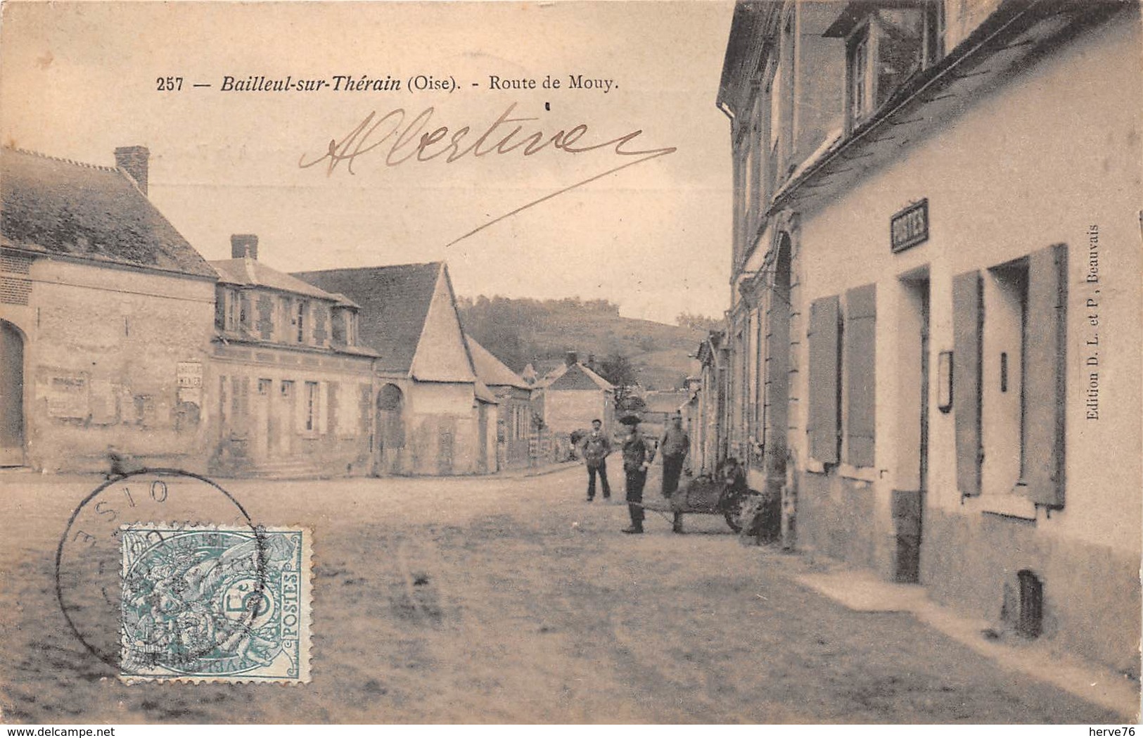 BAILLEUL SUR THERAIN - Route De Mouy - La Poste - Otros & Sin Clasificación