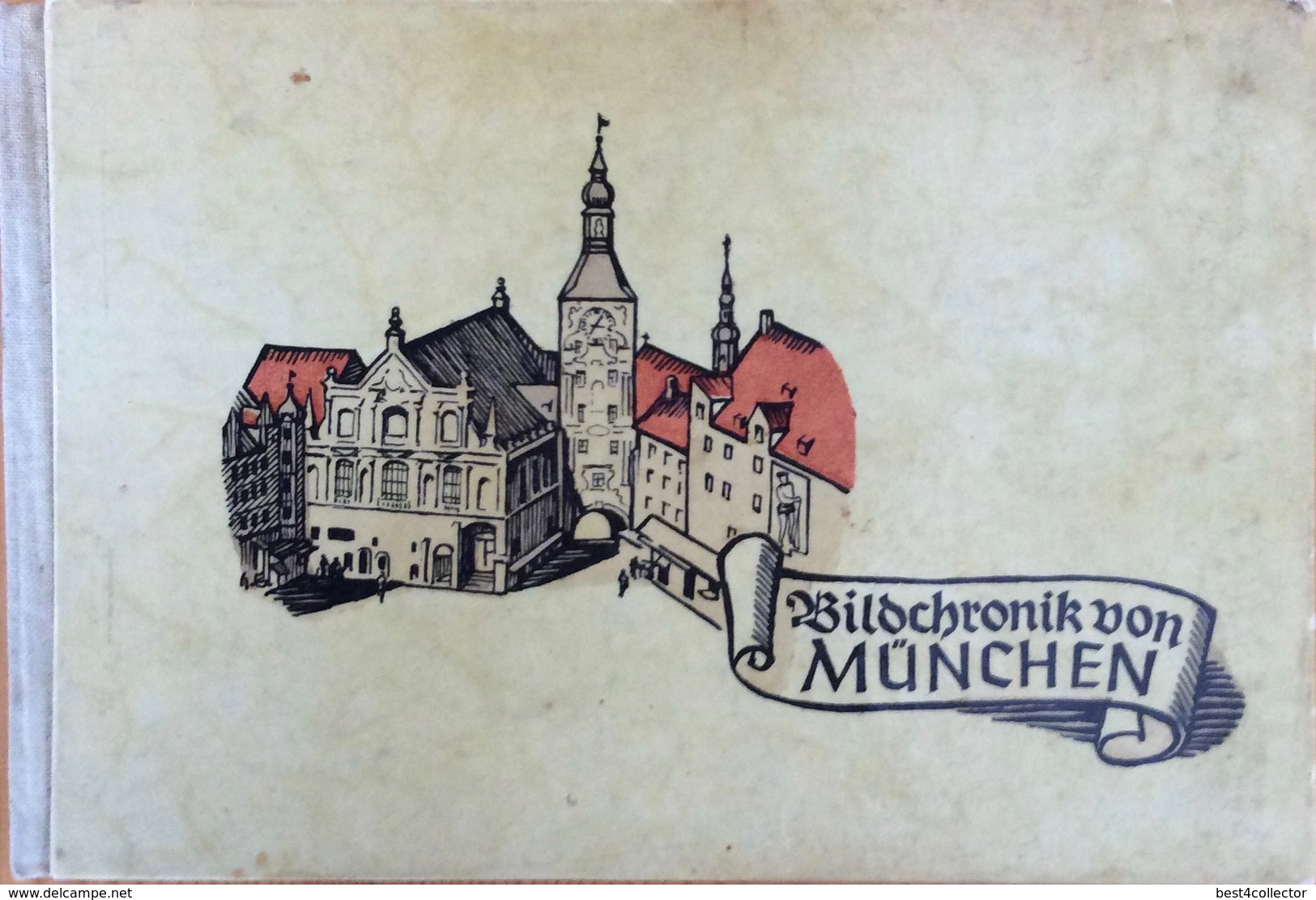 Bildchronik Von München. 1938 Print.22 Historical Color Print Inside. - 4. Neuzeit (1789-1914)