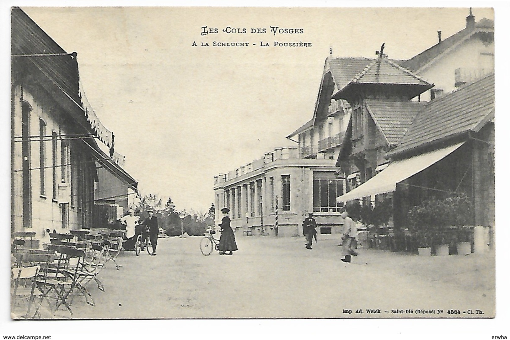 LA SCHLUCHT Col VOSGES 1905 Imp. WELCK Saint Dié Près Plainfaing Epinal Gérardmer Vittel Neufchateau Raon L'Etape Thaon - Autres & Non Classés