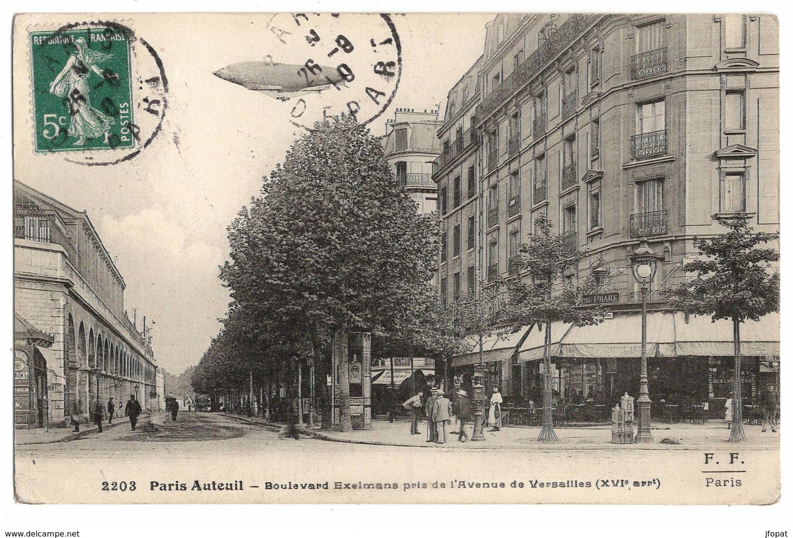 75 PARIS - 16ème, Auteuil, Boulevard Exelmans Pris De L'avenue De Versailles (voir Descriptif) - Arrondissement: 16