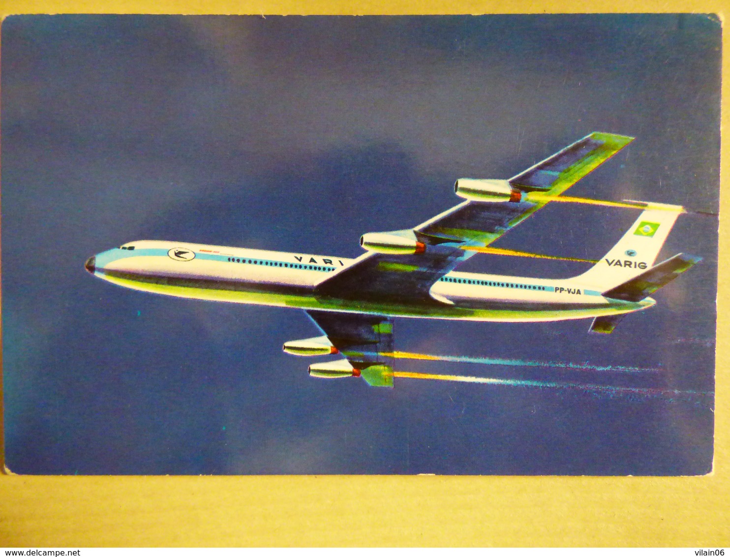 VARIG    B 707 320    AIRLINE ISSUE / CARTE COMPAGNIE - 1946-....: Ere Moderne