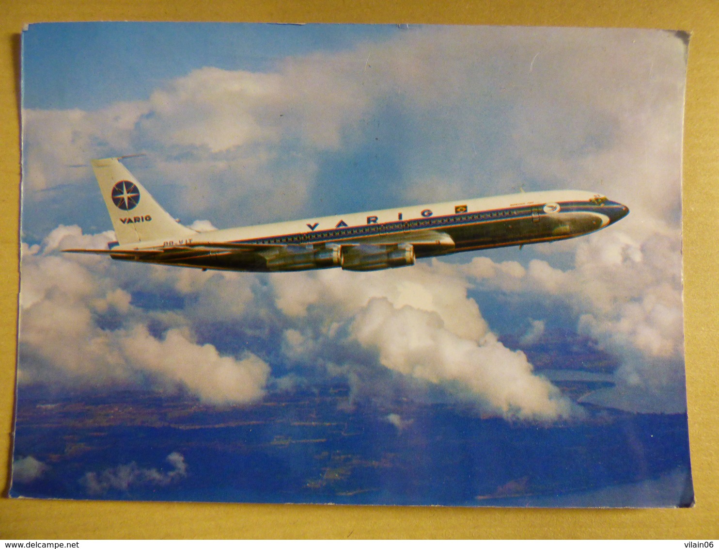 VARIG    B 707 320    AIRLINE ISSUE / CARTE COMPAGNIE - 1946-....: Ere Moderne