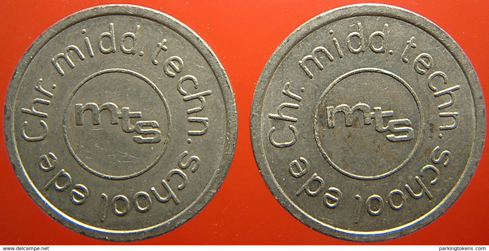 KB078-1 - MTS Technische School Ede - Ede - WM 22.5mm - Koffie Machine Penning - Coffee Machine Token - Professionali/Di Società