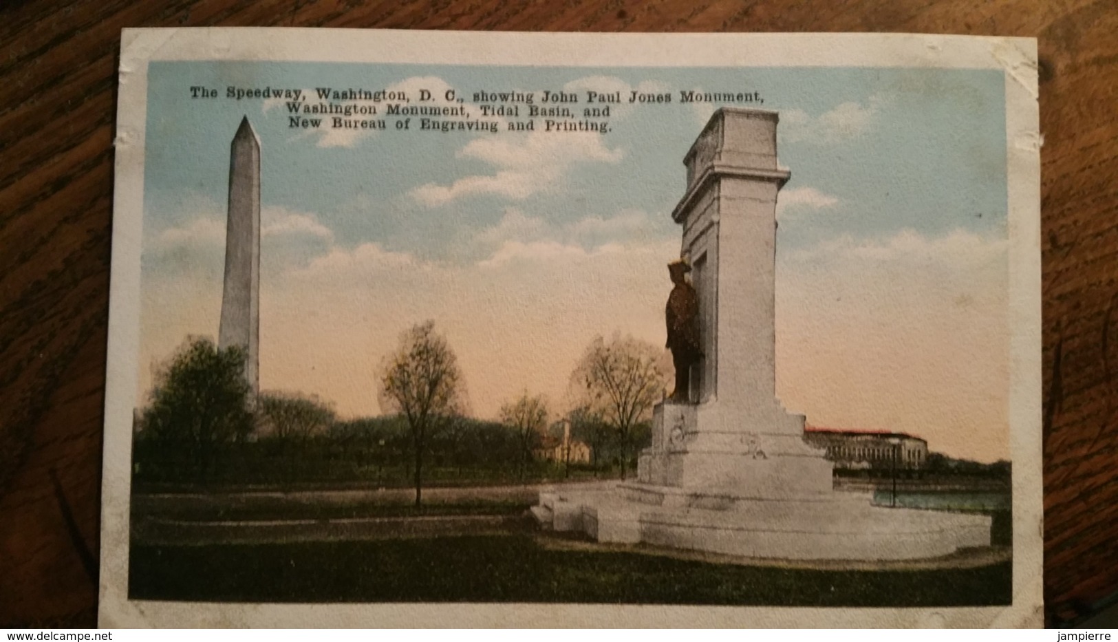 The Speedway, Washington DC, Showing John Paul Jones Monument - Tidal Basin And New Bureau Of Engraving And Printing - Washington DC