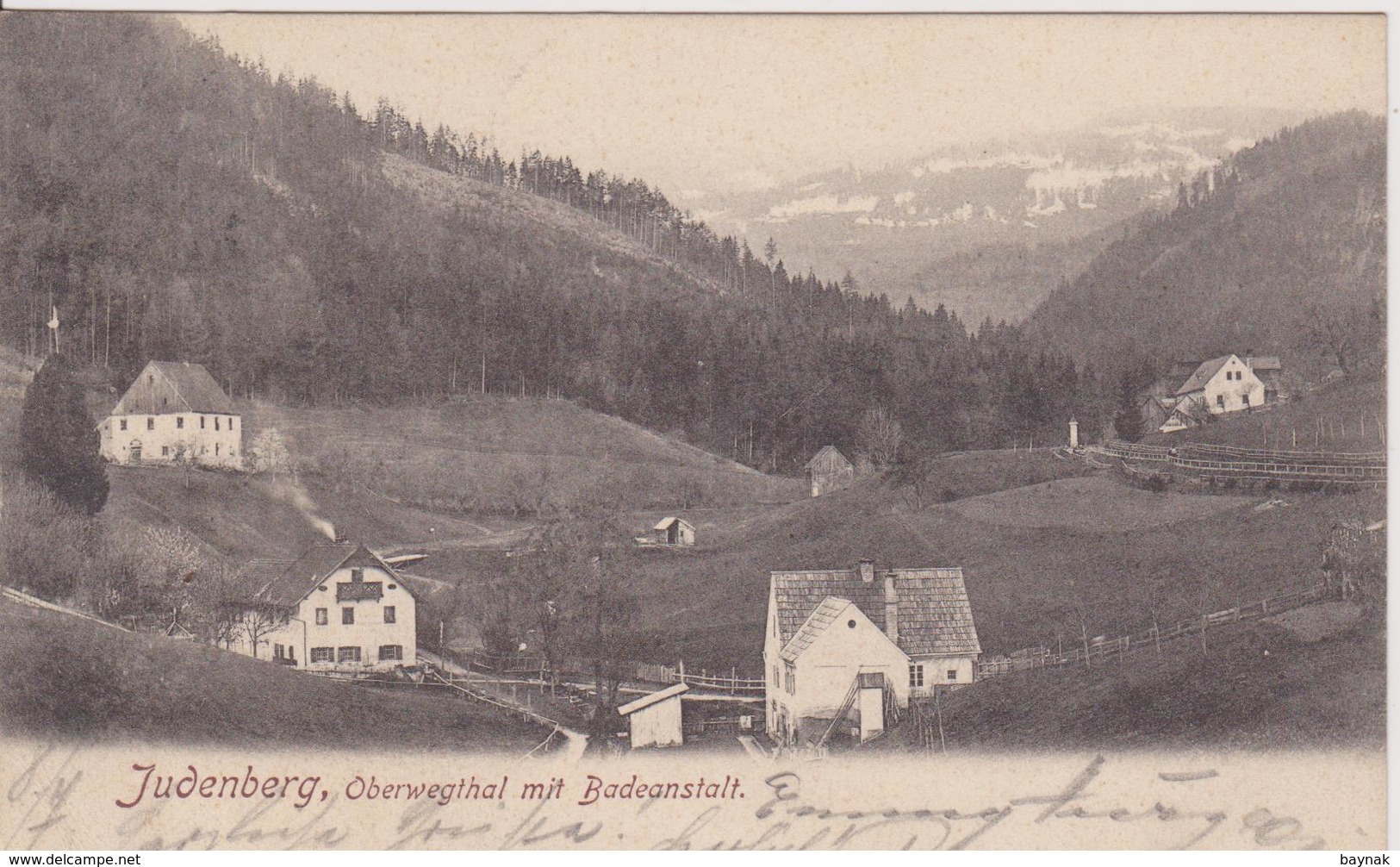 ST307   --   JUDENBURG  ~~  OBERWEGTHAL MIT BADEANSTALT   ~ 1902 - Judenburg