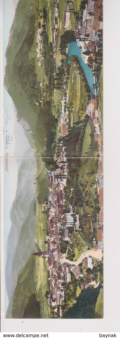 ST309   --   JUDENBURG  ~~  CARTE DOUBLE    ~ 1901 - Judenburg