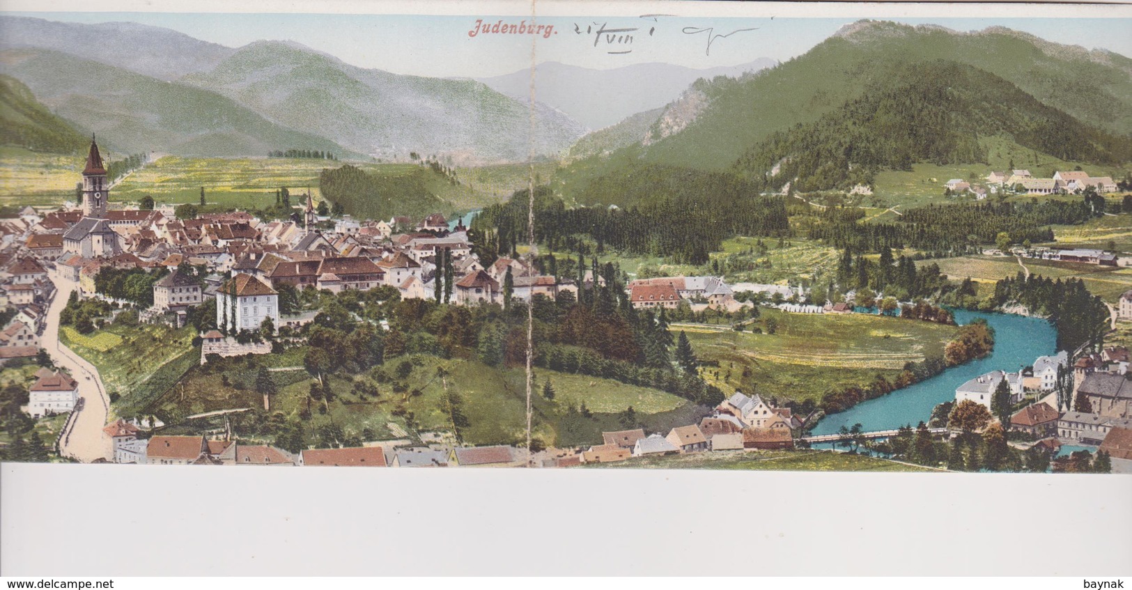 ST309   --   JUDENBURG  ~~  CARTE DOUBLE    ~ 1901 - Judenburg