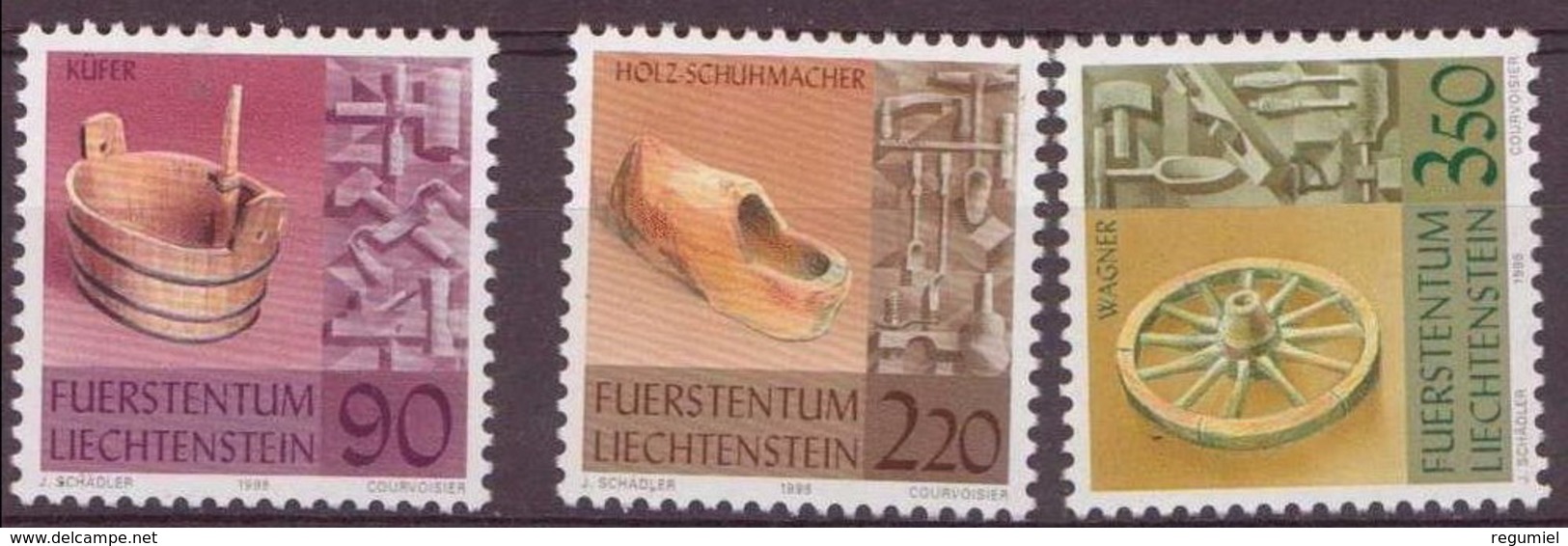 Liechtenstein 1121/1123 ** MNH. 1998 - Nuevos