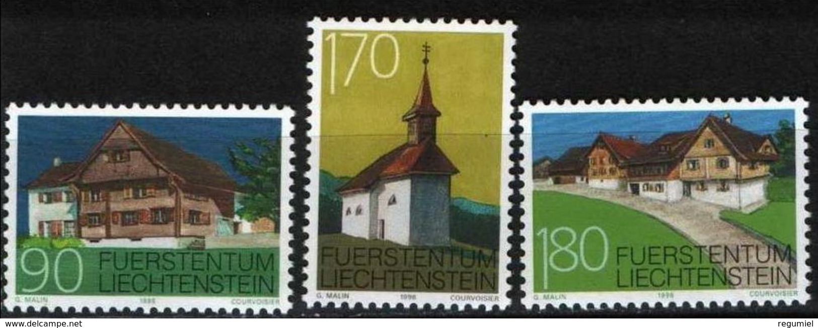 Liechtenstein 1127/1129 ** MNH. 1998 - Nuevos