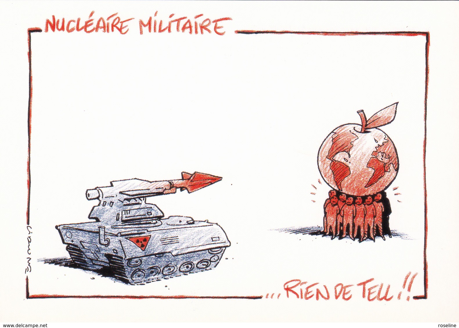 LIDWINE - Bande Dessinée Ecologie Environnement Nucleaire Tank Pomme Terre Guillaume Tell - CPM 10,5x15 TBE 2003 Neuve - Autres & Non Classés