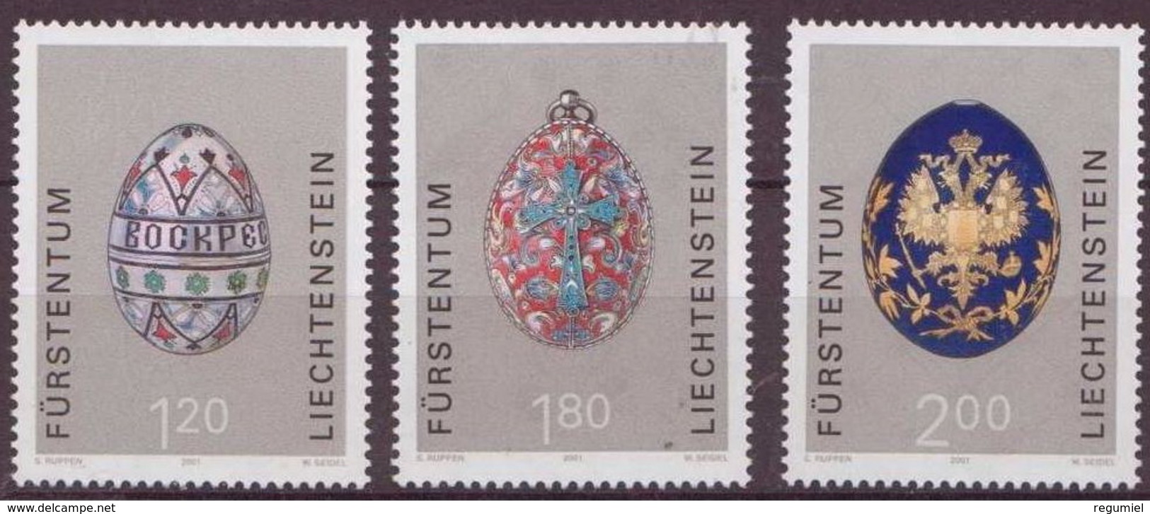 Liechtenstein 1200/1202 ** MNH. 2001 - Nuevos