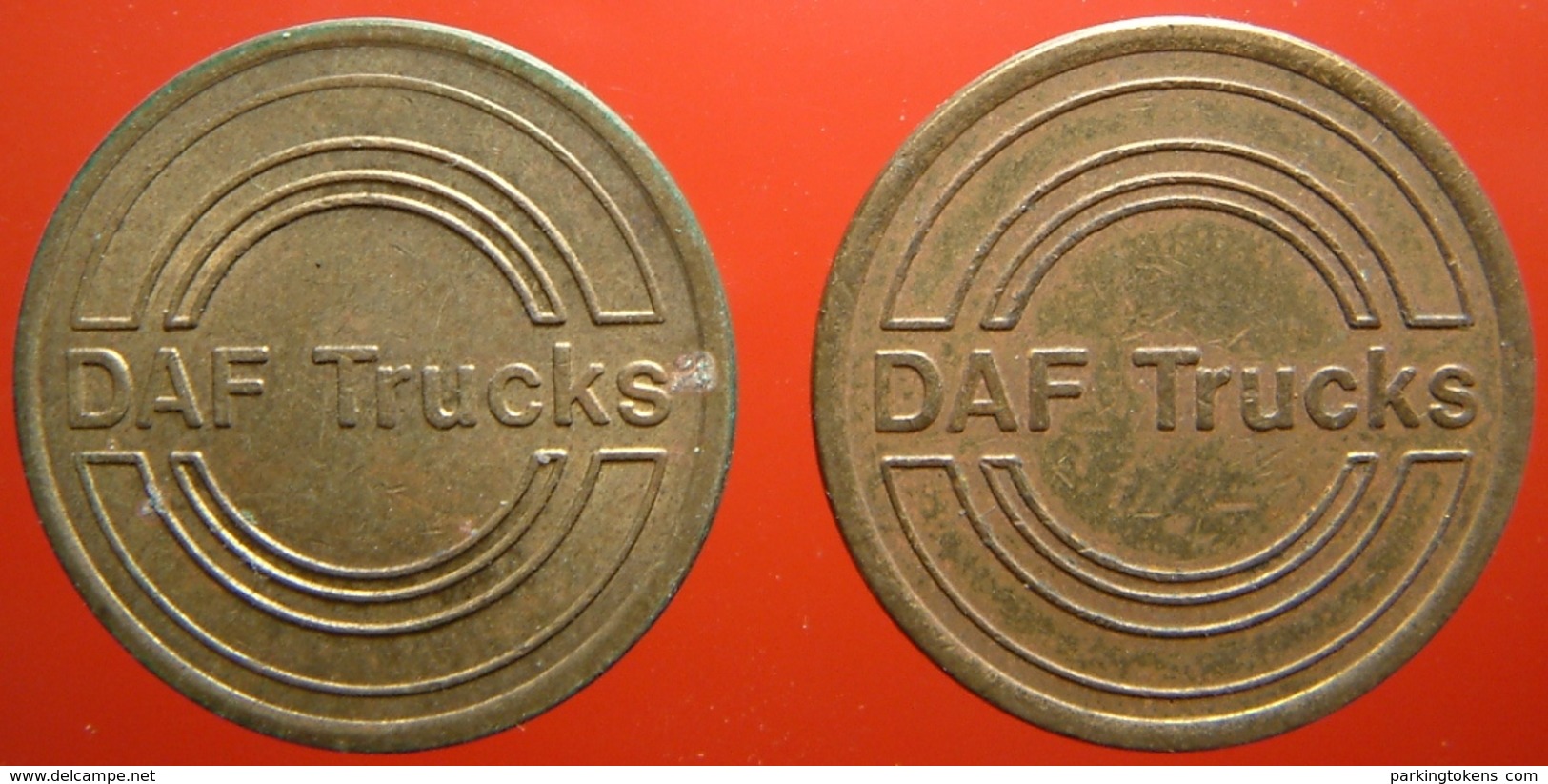 KB101-1 - DAF TRUCKS - Eindhoven - B 22.0mm - Koffie Machine Penning - Coffee Machine Token - Profesionales/De Sociedad