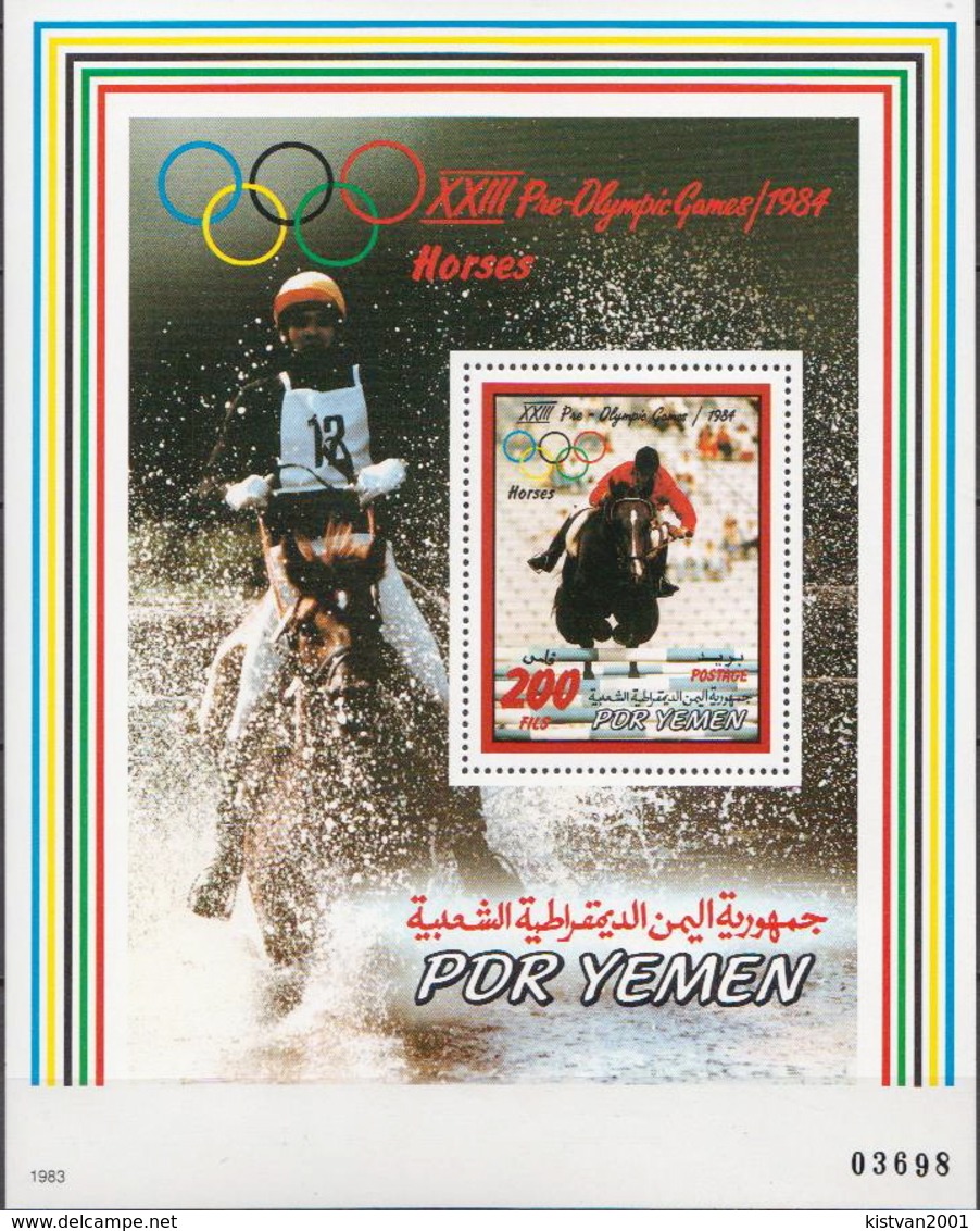 Yemen PDR MNH SS - Sommer 1984: Los Angeles