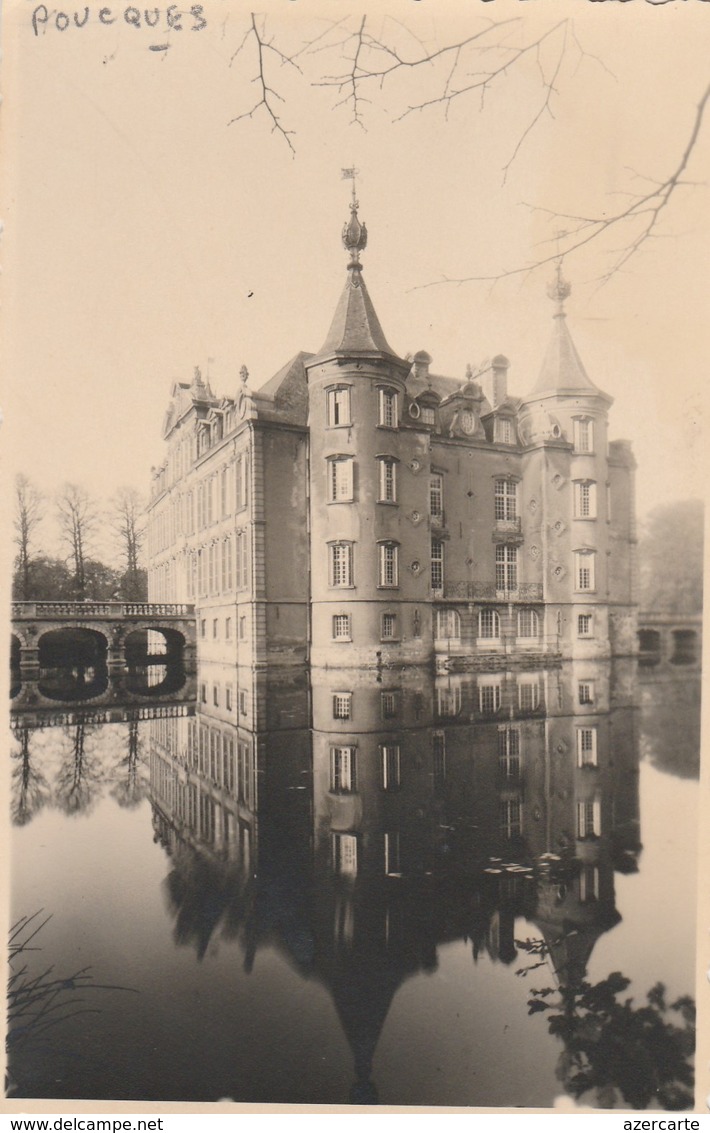 Kasteel Van Poucques ,( Poeke , Aalter ), FOTOKAART , Chateau - Aalter