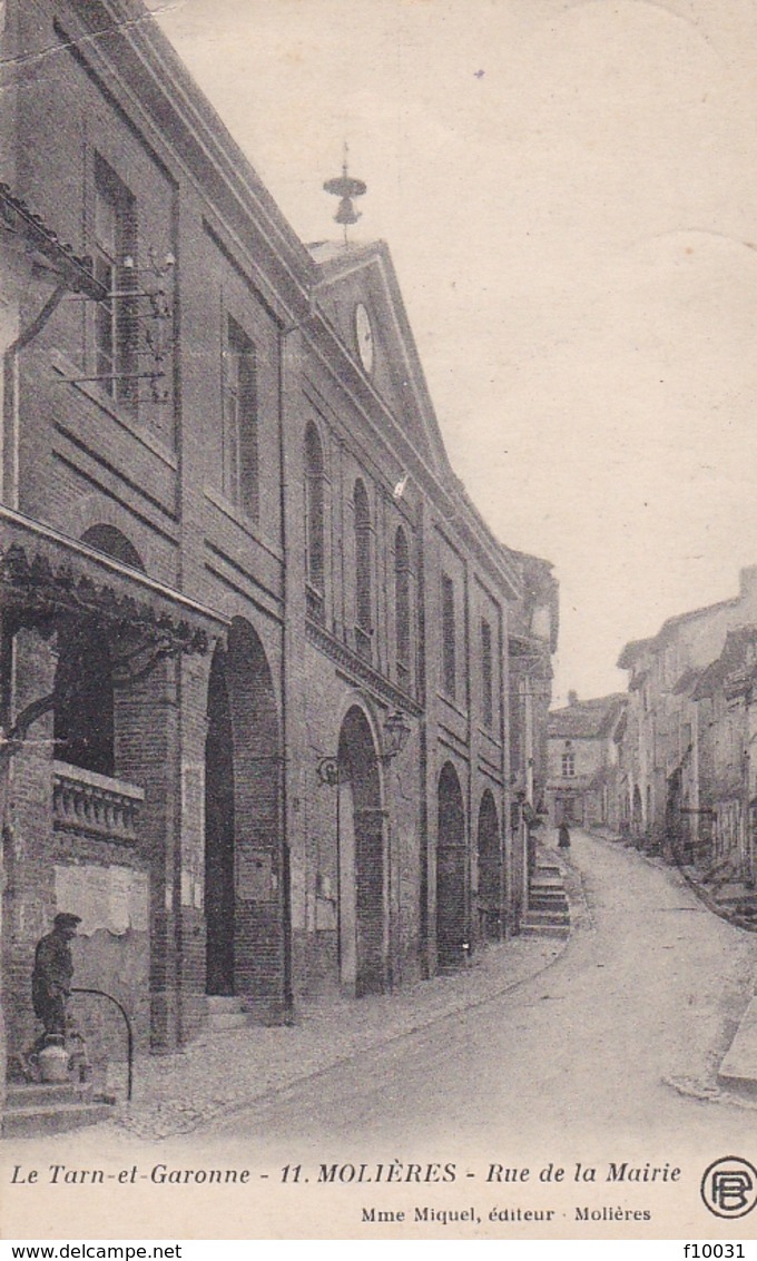 C.P. MOLIERES  Rue De La Mairie - Molieres