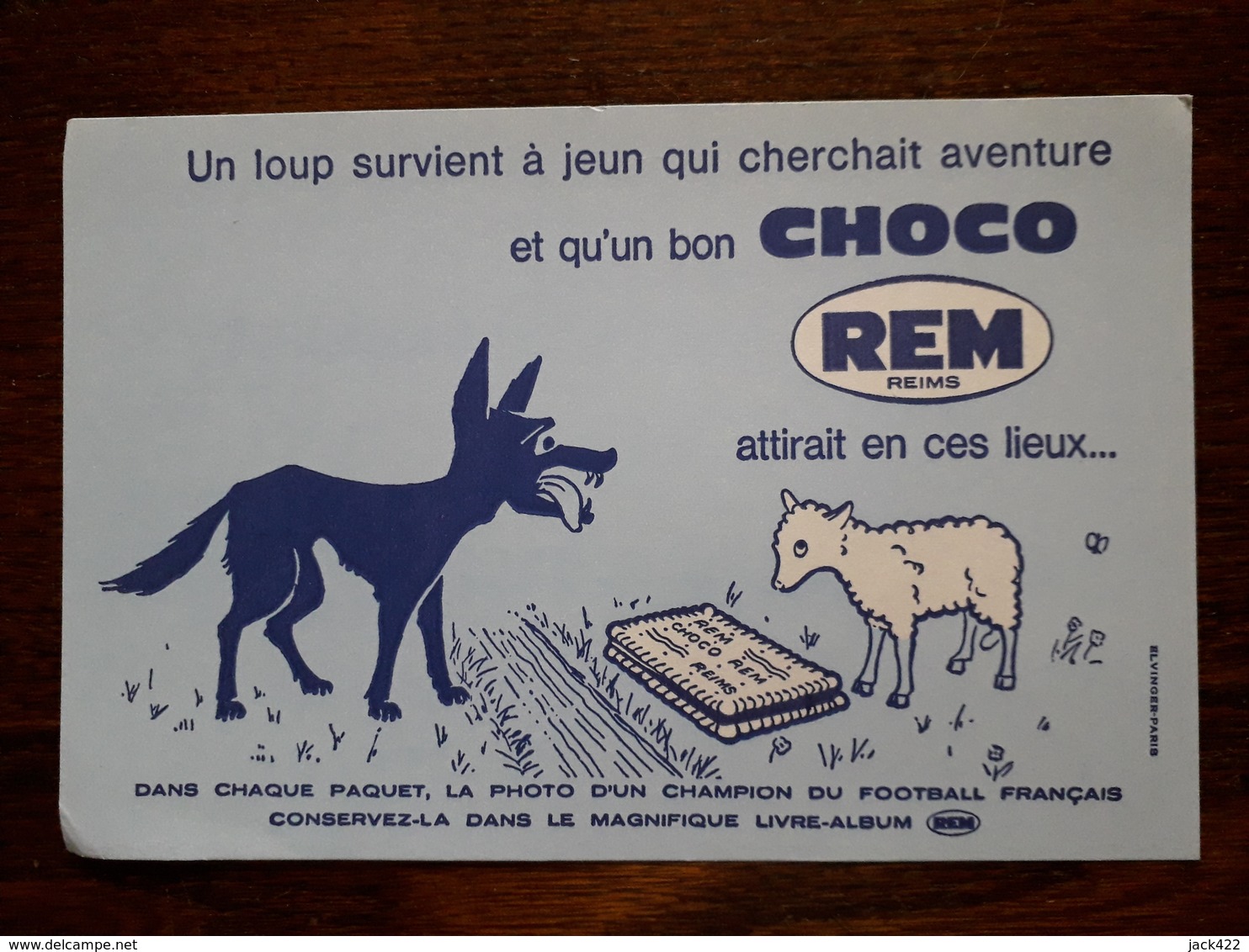 L18/65 Buvard. Choco Rem. Reims. - Dulces & Biscochos