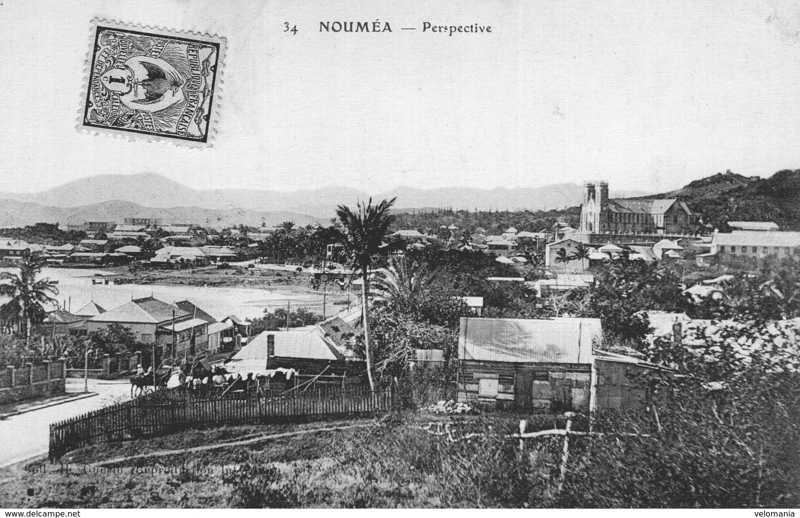 S1180 Cpa  Nouvelle Calédonie - Nouméa - Perspective - Nouvelle Calédonie