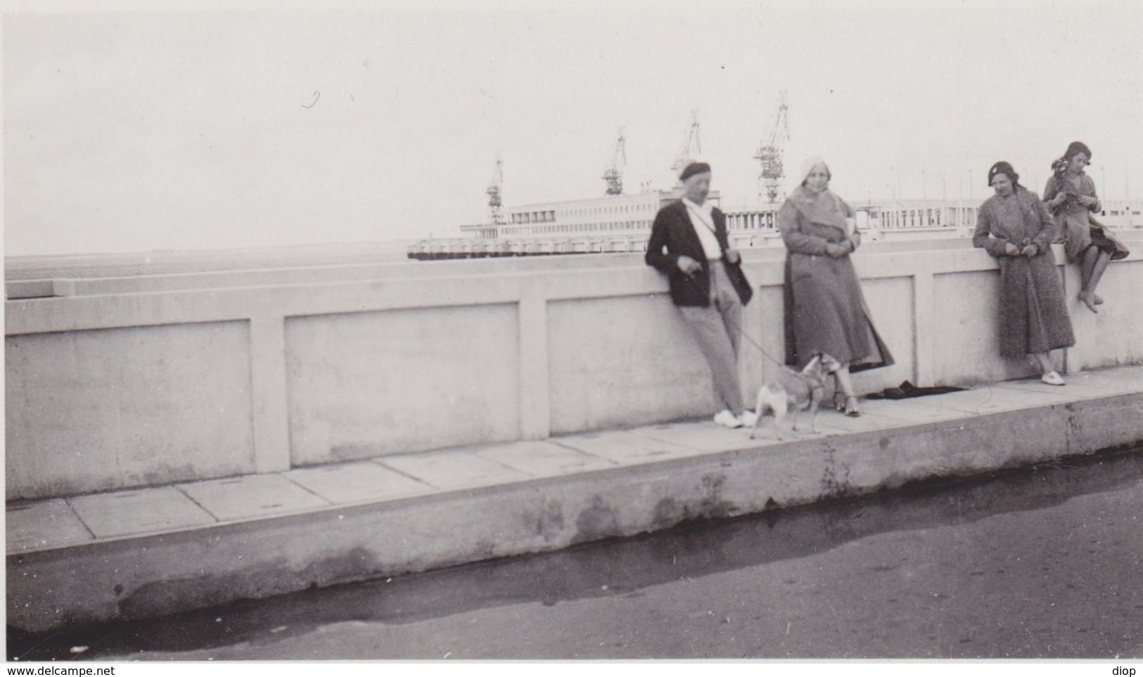 Photo Anonyme Vintage Snapshot Verdon Royan Gare Maritime - Lieux