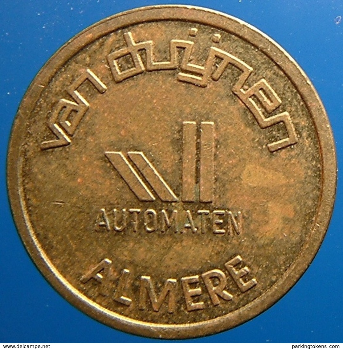 KB116A-2 - VAN DUIJNEN AUTOMATEN - Almere - B 22.0mm - Koffie Machine Penning - Coffee Machine Token - Firma's