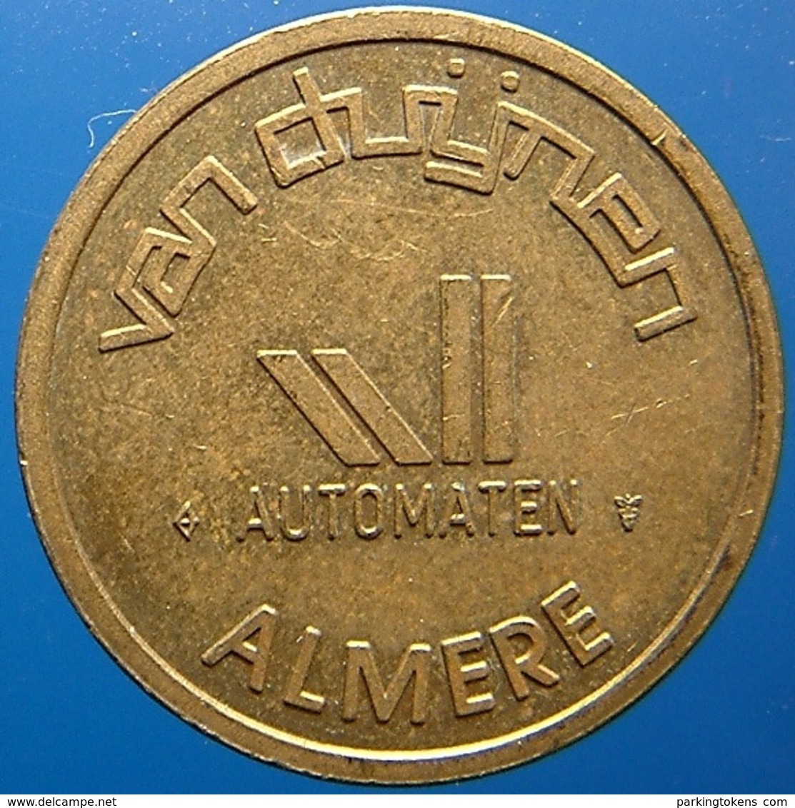 KB116A-2 - VAN DUIJNEN AUTOMATEN - Almere - B 22.0mm - Koffie Machine Penning - Coffee Machine Token - Firma's