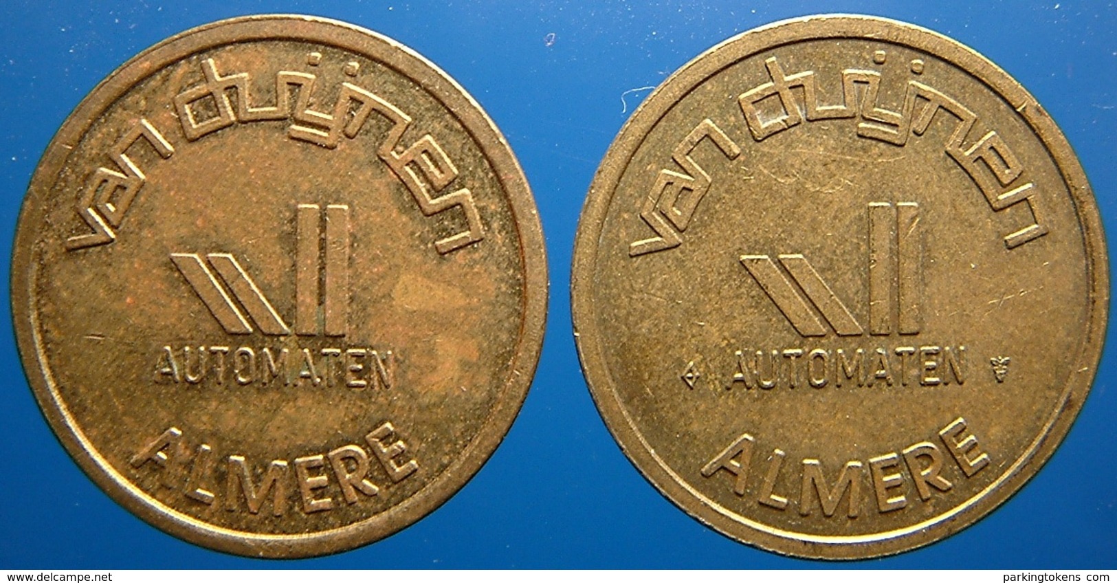 KB116A-2 - VAN DUIJNEN AUTOMATEN - Almere - B 22.0mm - Koffie Machine Penning - Coffee Machine Token - Professionnels/De Société