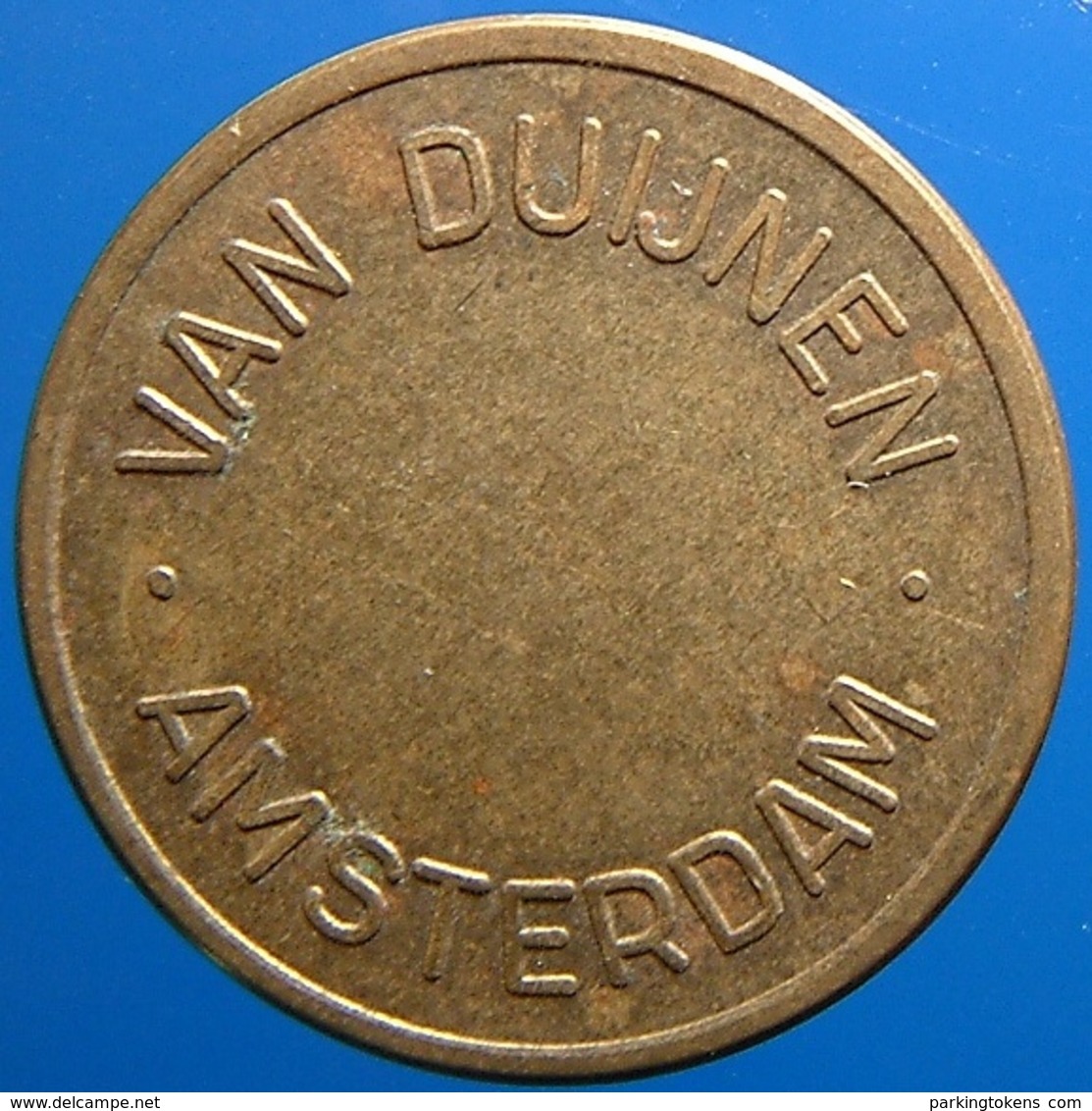 KB117-1 - VAN DUIJNEN AMSTERDAM - Amsterdam - B 22.0mm - Koffie Machine Penning - Coffee Machine Token - Professionnels/De Société