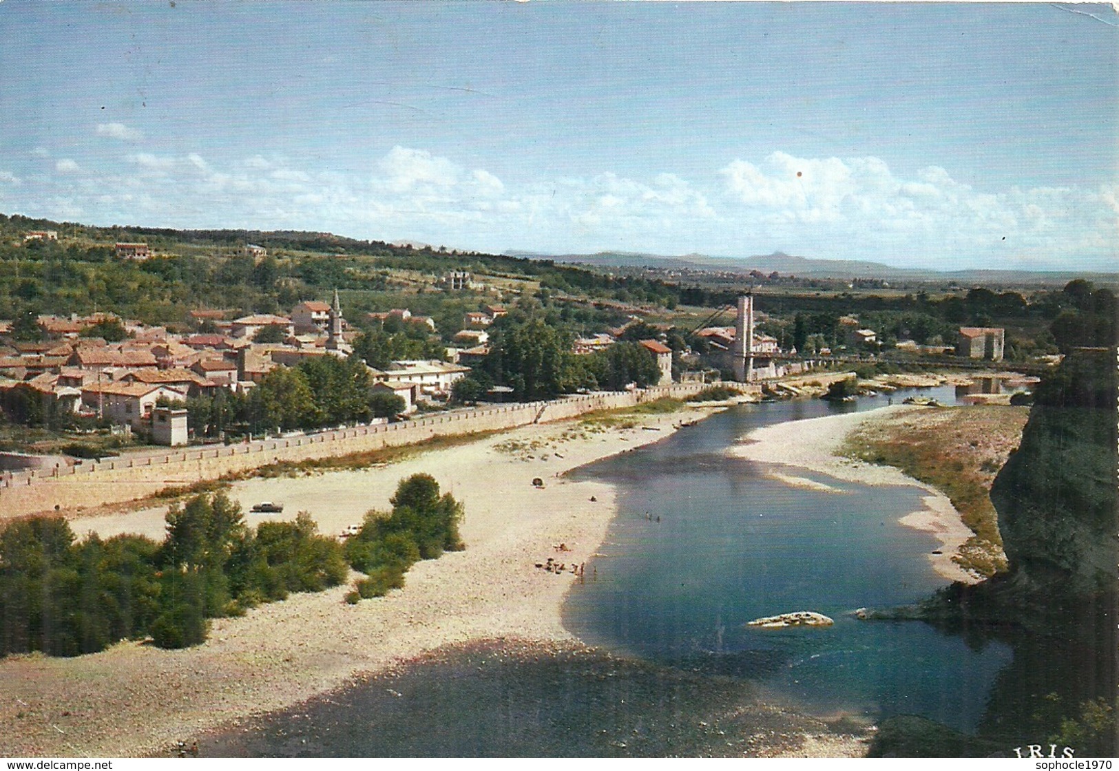 ARDECHE - 07 - SAINT MARTIN D'ARDECHE - CPSM GF Couleur - Vue Générale - Saint Martin De Valamas