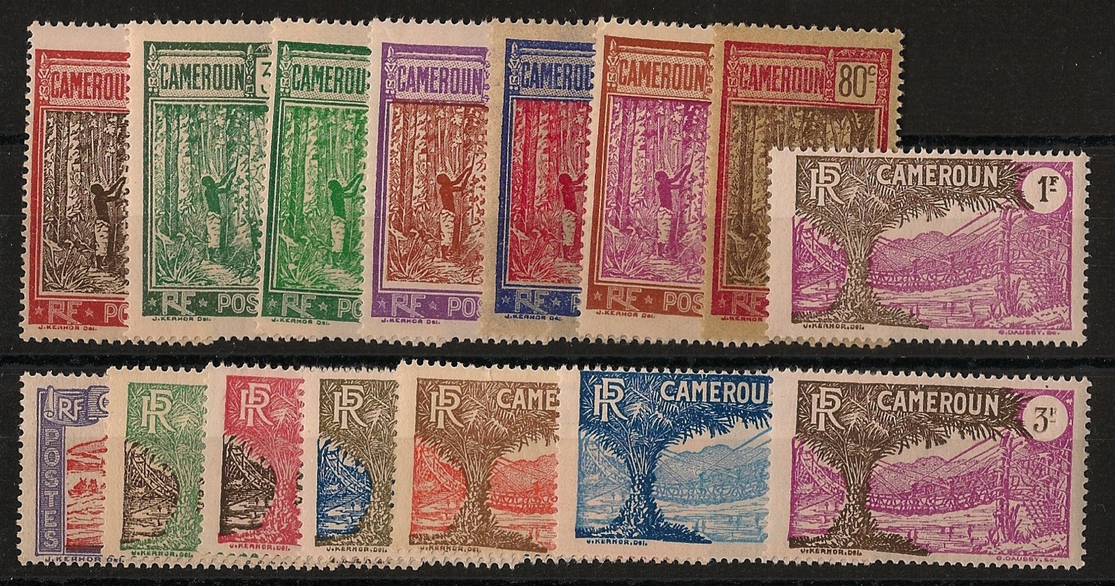 Cameroun - 1927 - N°Yv. 134 à 148 - Série Complète - Neuf * / MH VF - Neufs
