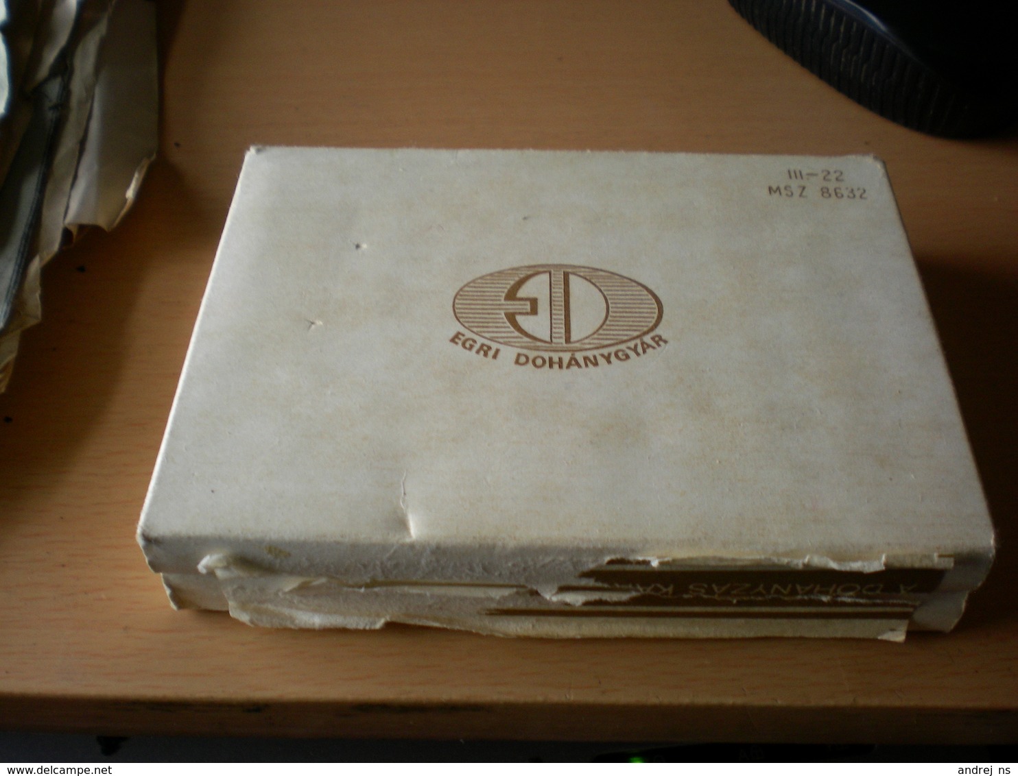 The Old Full Cigars Cardboard Box  Magyar Dohanyipar 20 Szivar Csongor Szivar  20 Pieces - Otros & Sin Clasificación