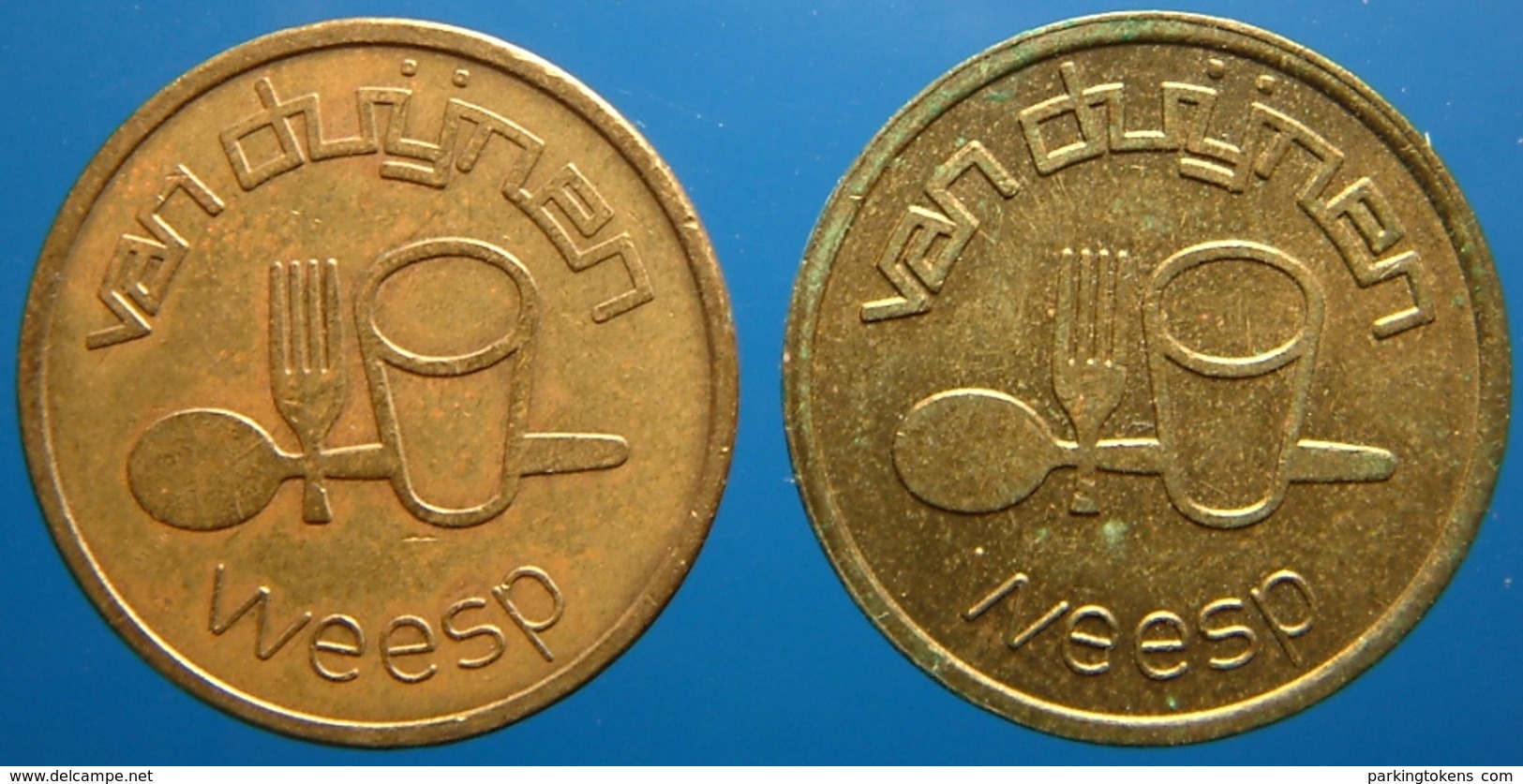 KB118-1 - VAN DUIJNEN WEESP - Weesp - B 20.0mm - Koffie Machine Penning - Coffee Machine Token - Firma's