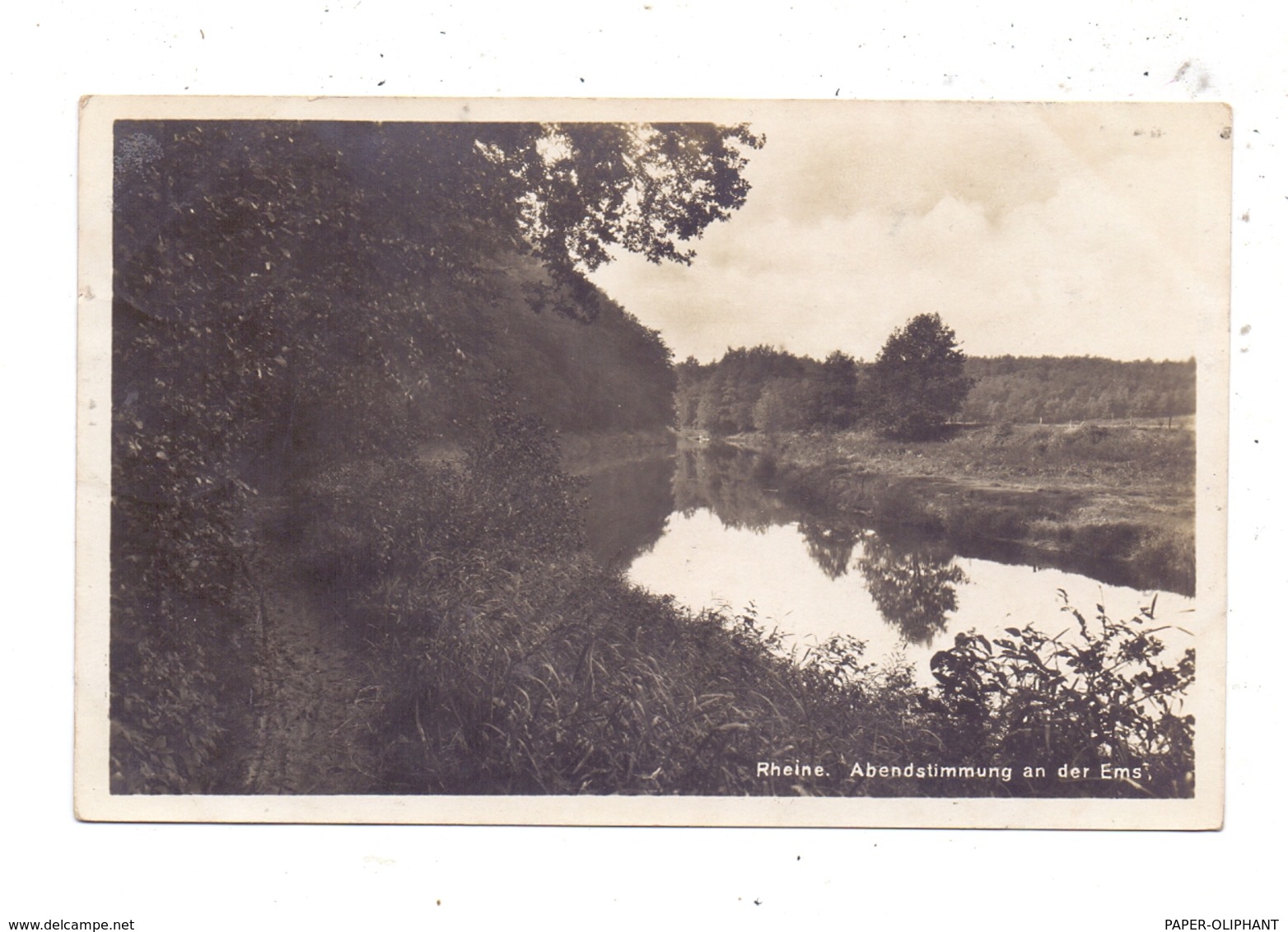 4440 RHEINE, Abendstimmung An Der Ems, 1932 - Rheine