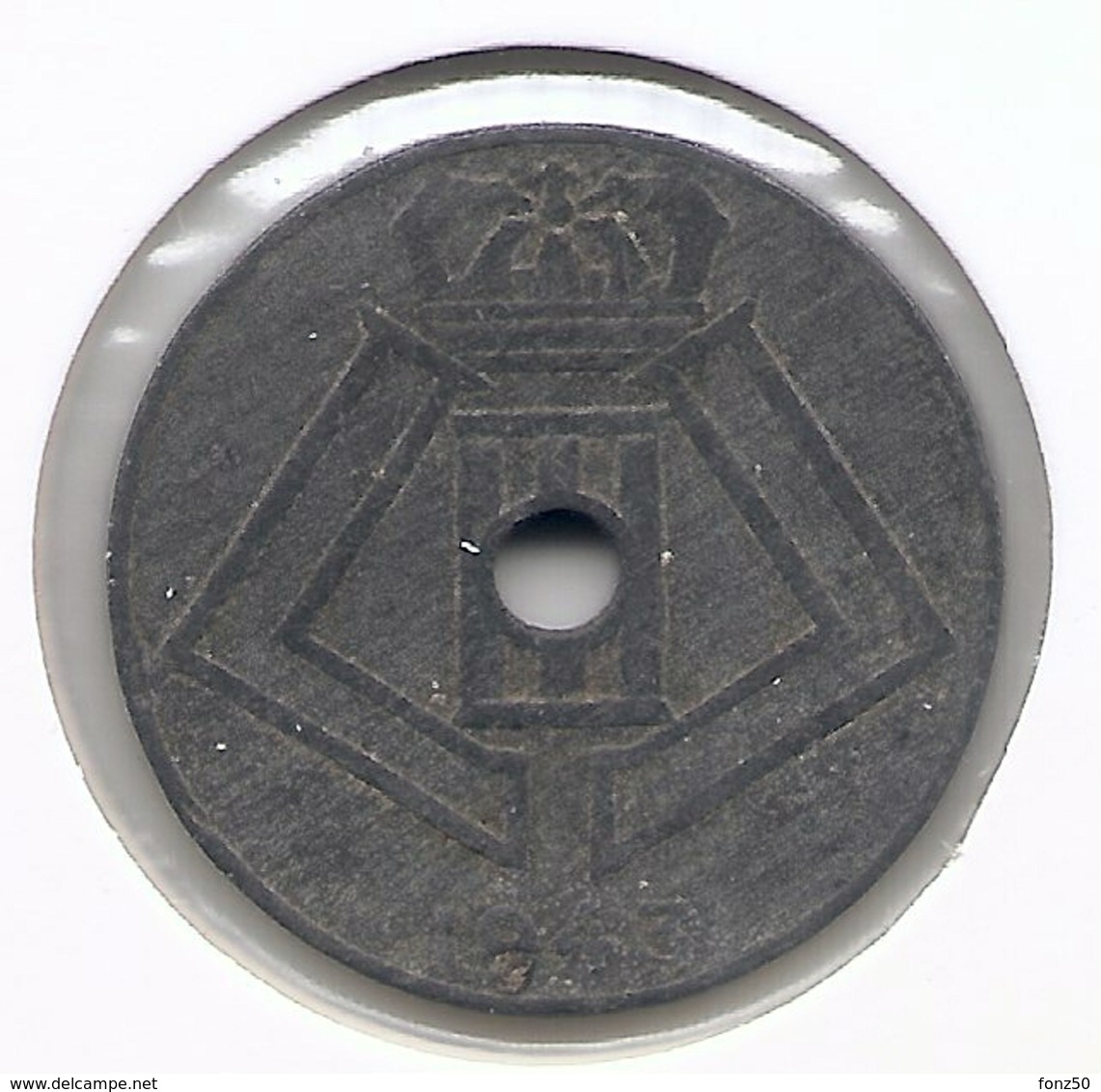LEOPOLD III * 10 Cent 1943 Vlaams/frans * Nr 5419 - 10 Centimos