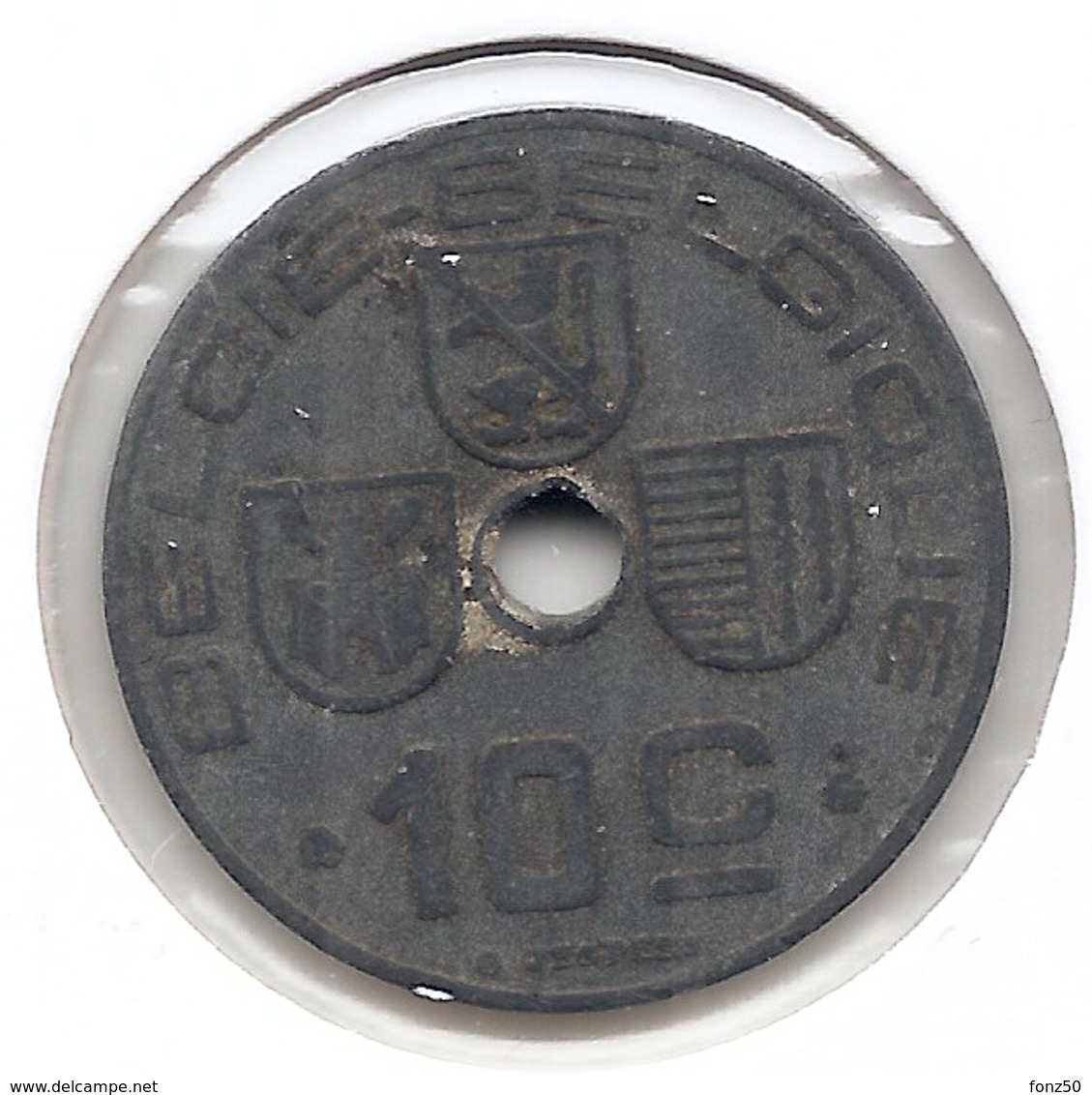 LEOPOLD III * 10 Cent 1943 Vlaams/frans * Nr 5420 - 10 Cents