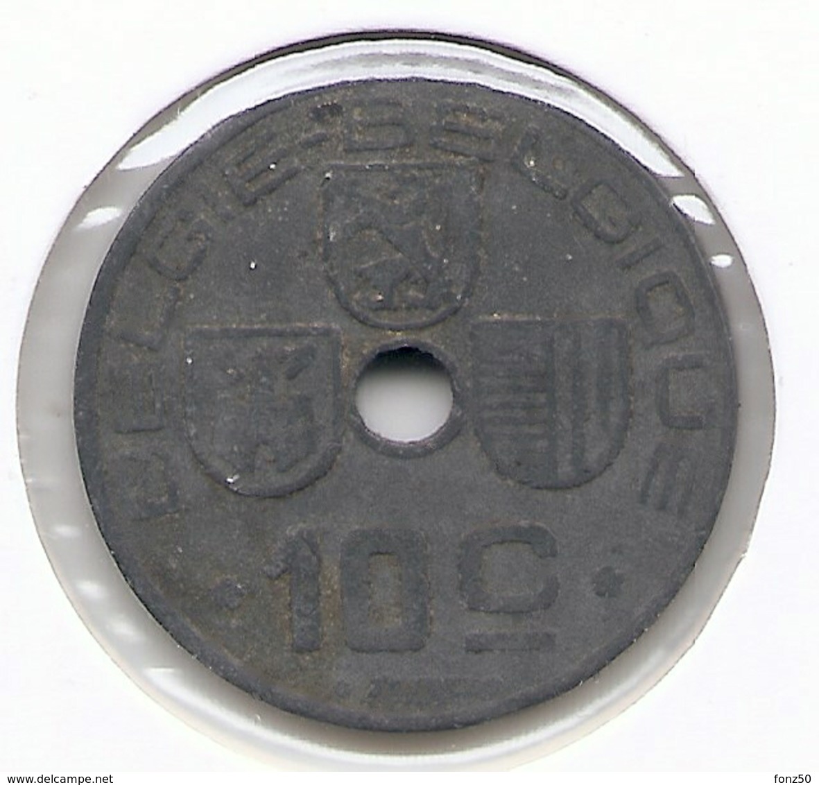 LEOPOLD III * 10 Cent 1943 Vlaams/frans * Nr 5421 - 10 Cent