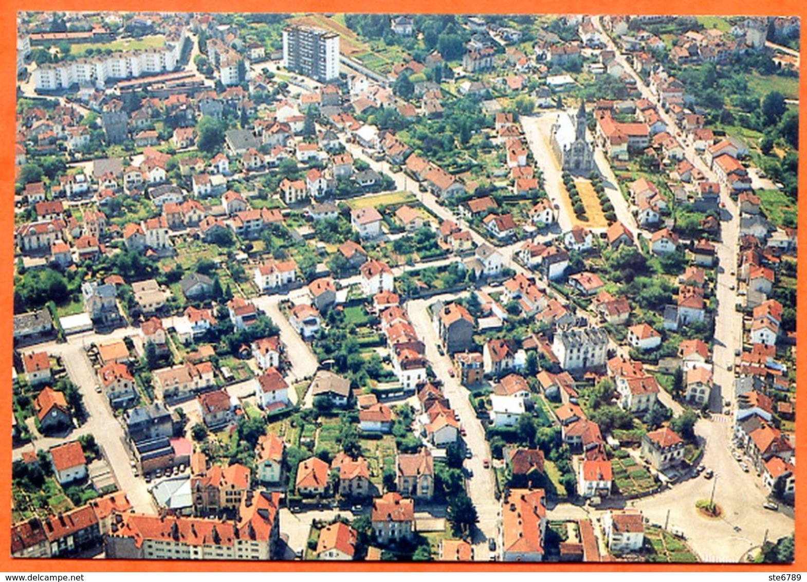 88 EPINAL Vue Aérienne Epinal Et Chantraine Carte Vierge TBE - Epinal